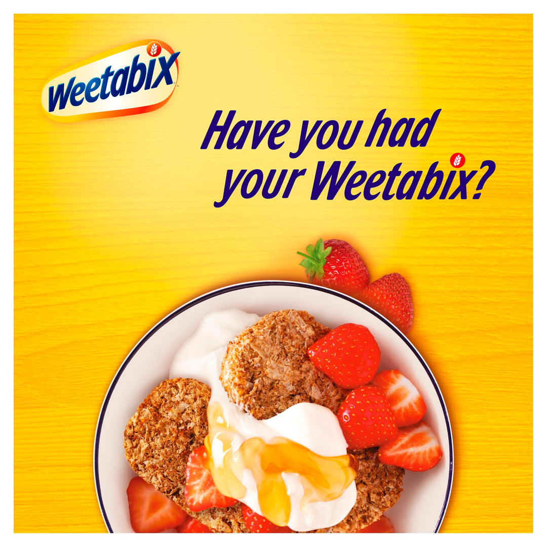 Weetabix - Breakfast Biscuits Packed with Fibre, High in Vitamin D, Low Sugar & Salt, 12 Biscuits (215g)