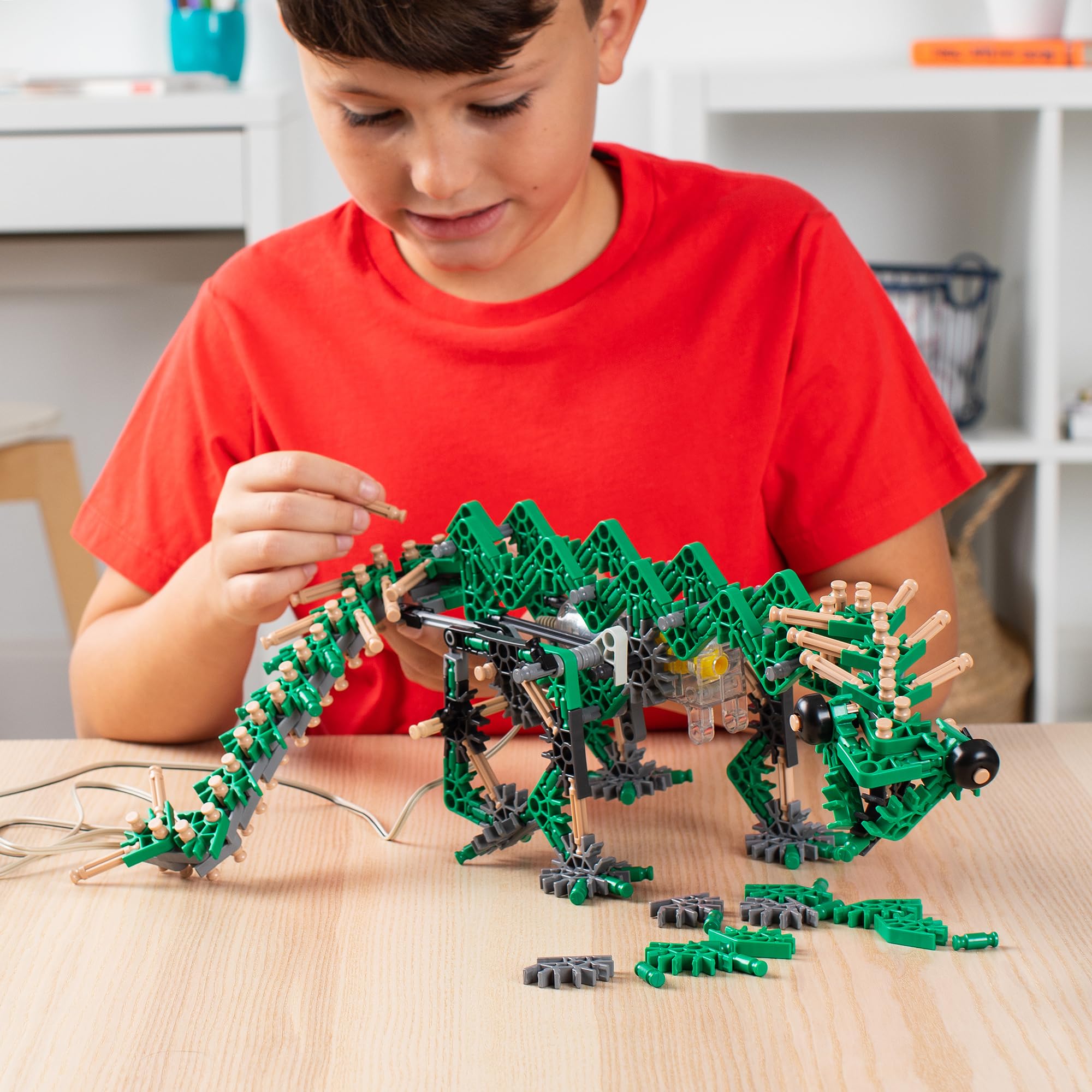 K'NEX K'Nexosaurus Rex Building Set - Motorized Dinosaur Model | 255 Pieces | Ages 7+ 3