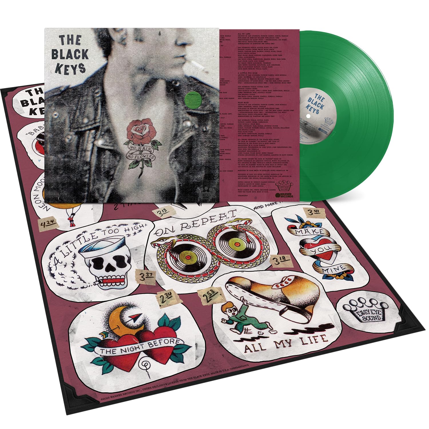 The Black Keys – No Rain, No Flowers (Amazon-exklusives smaragdgrünes Vinyl)