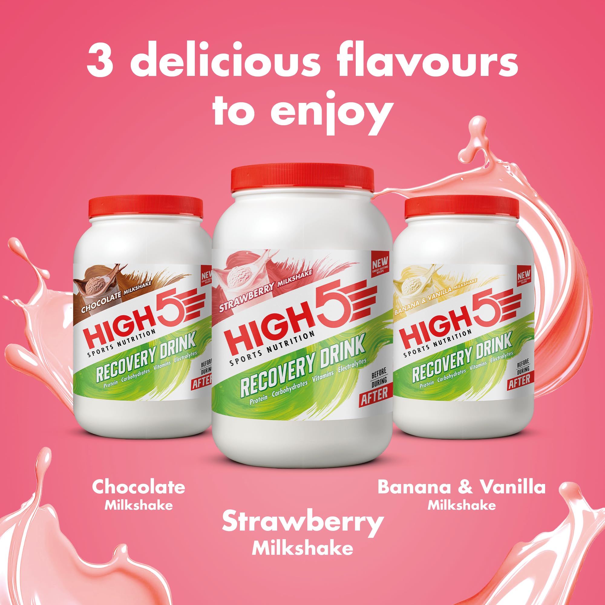 HIGH5 Recovery Drink | Whey Protein Isolate | Promotes Recovery | Berry Flavor, 1kg 8