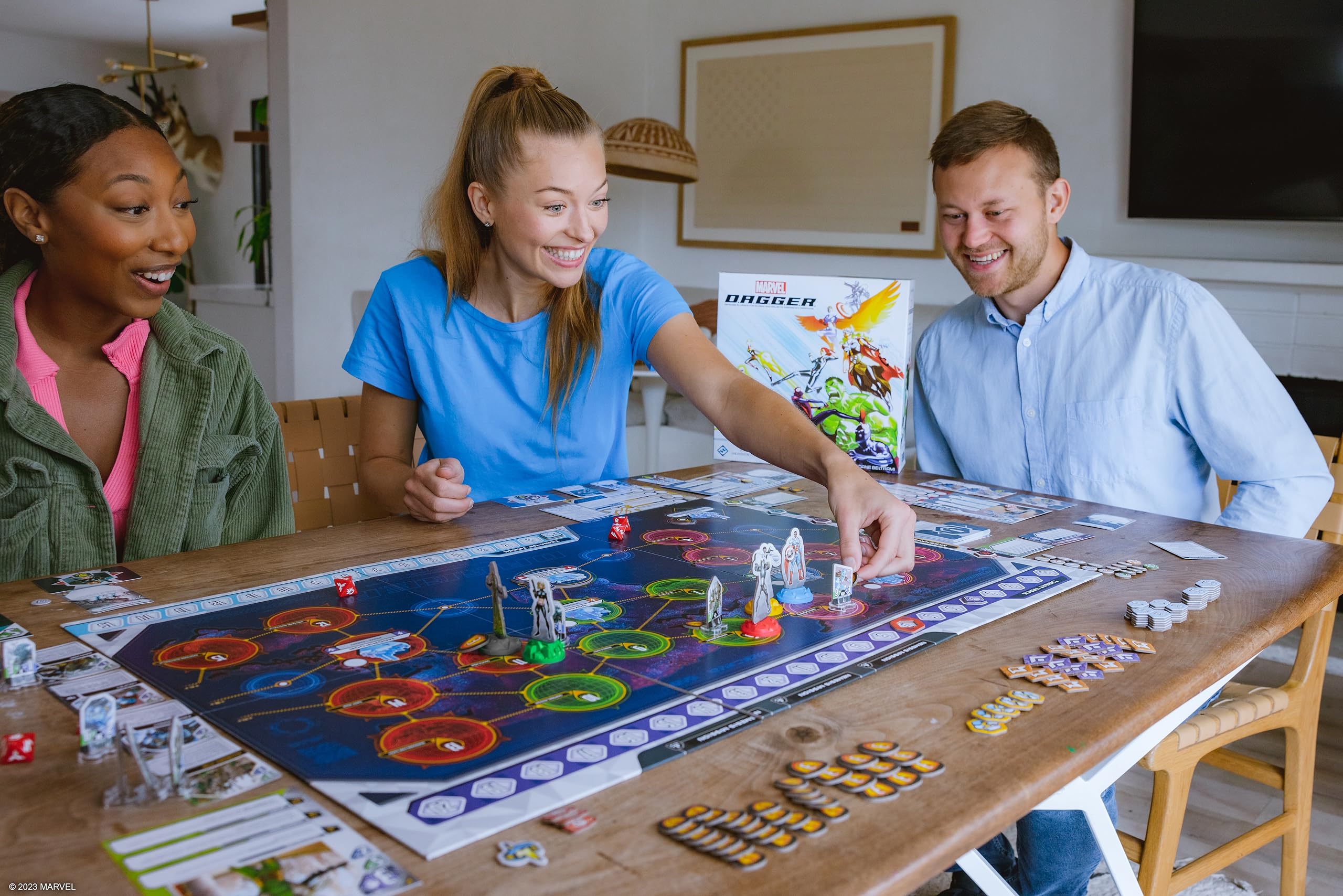 Asmodee MARVEL D.A.G.G.E.R. Cooperative Board Game | Ages 12+ | 1-5 Players | 3.5 Hours 5