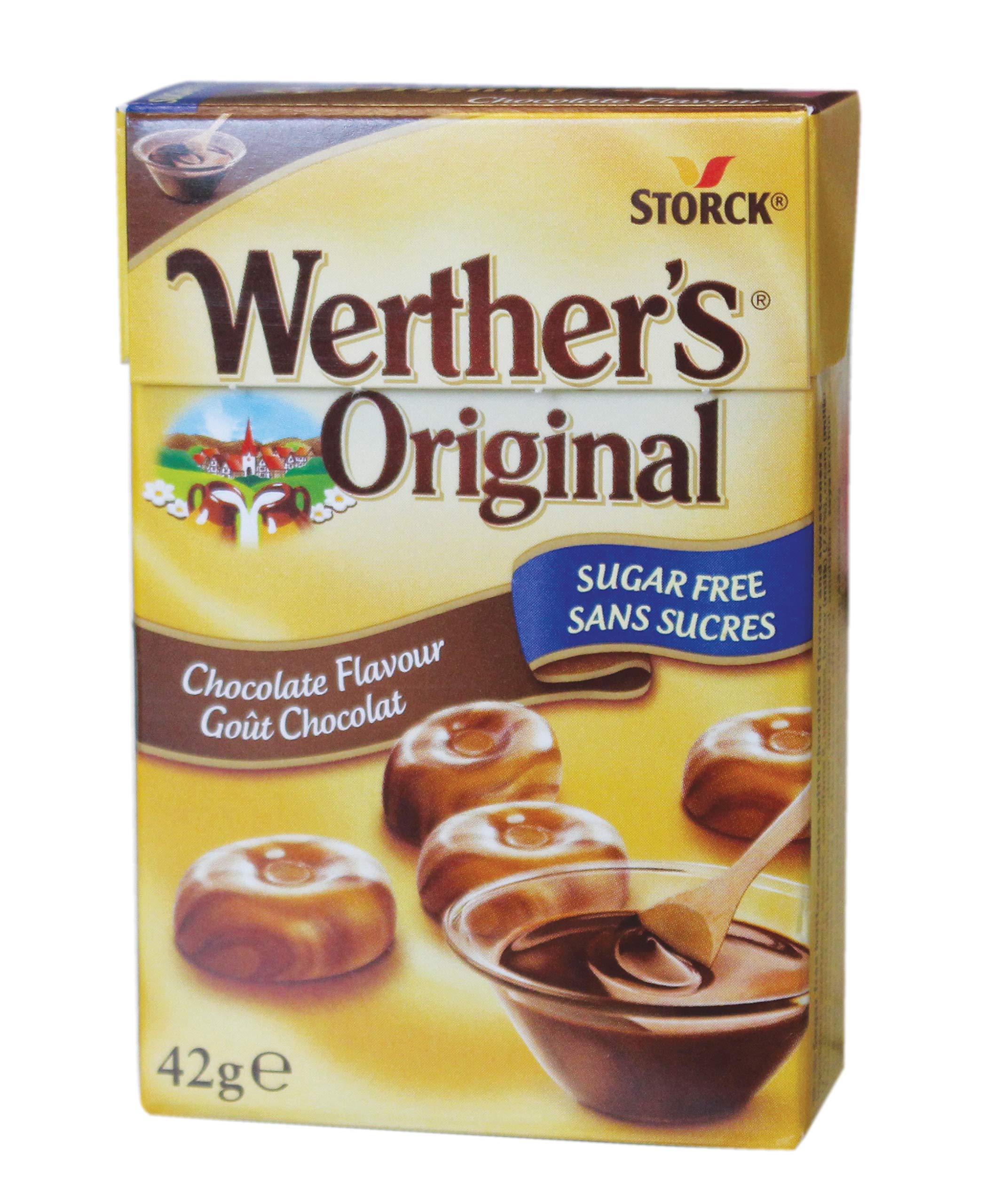 Werther's Original Chocolate Candies - Sugar-Free, Gluten-Free, Vegetarian | 20 Count Pack 2