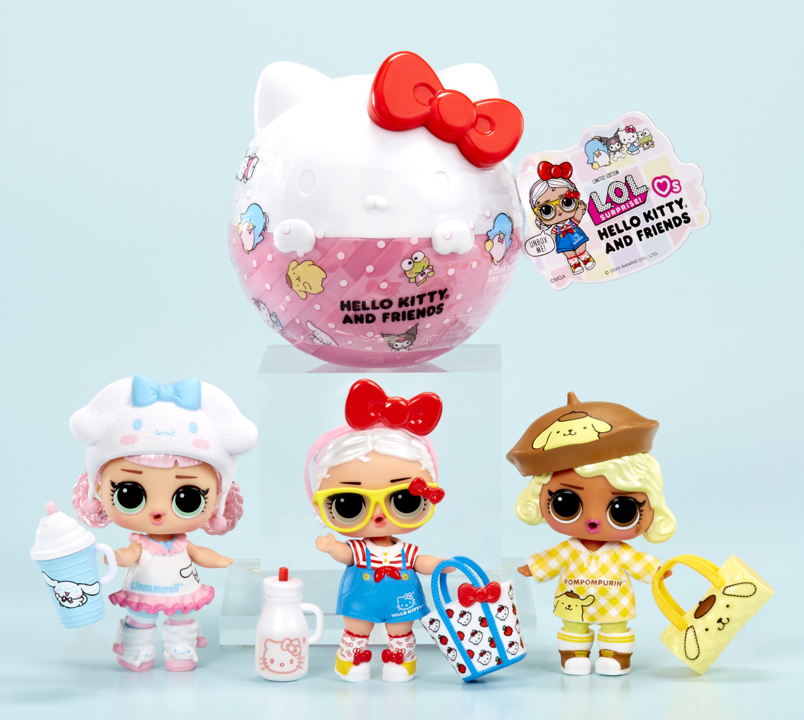 L.O.L. Surprise! Loves Hello Kitty and Friends Tots Doll - Limited Edition 4 Inch Figure | 7 Surprises 2