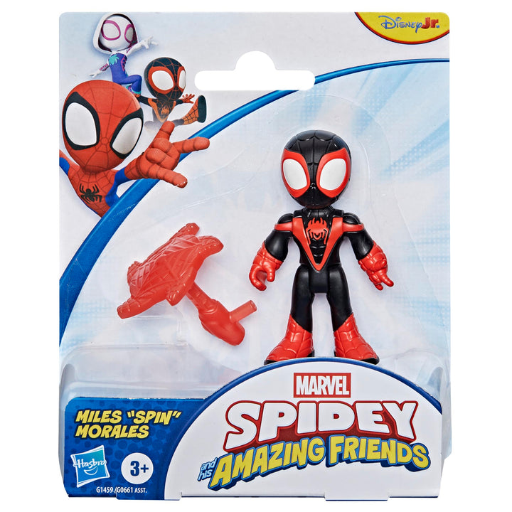 Miles 'Spin' Morales Action Figure - 7.6 cm Poseable Marvel Toy with Web Accessory