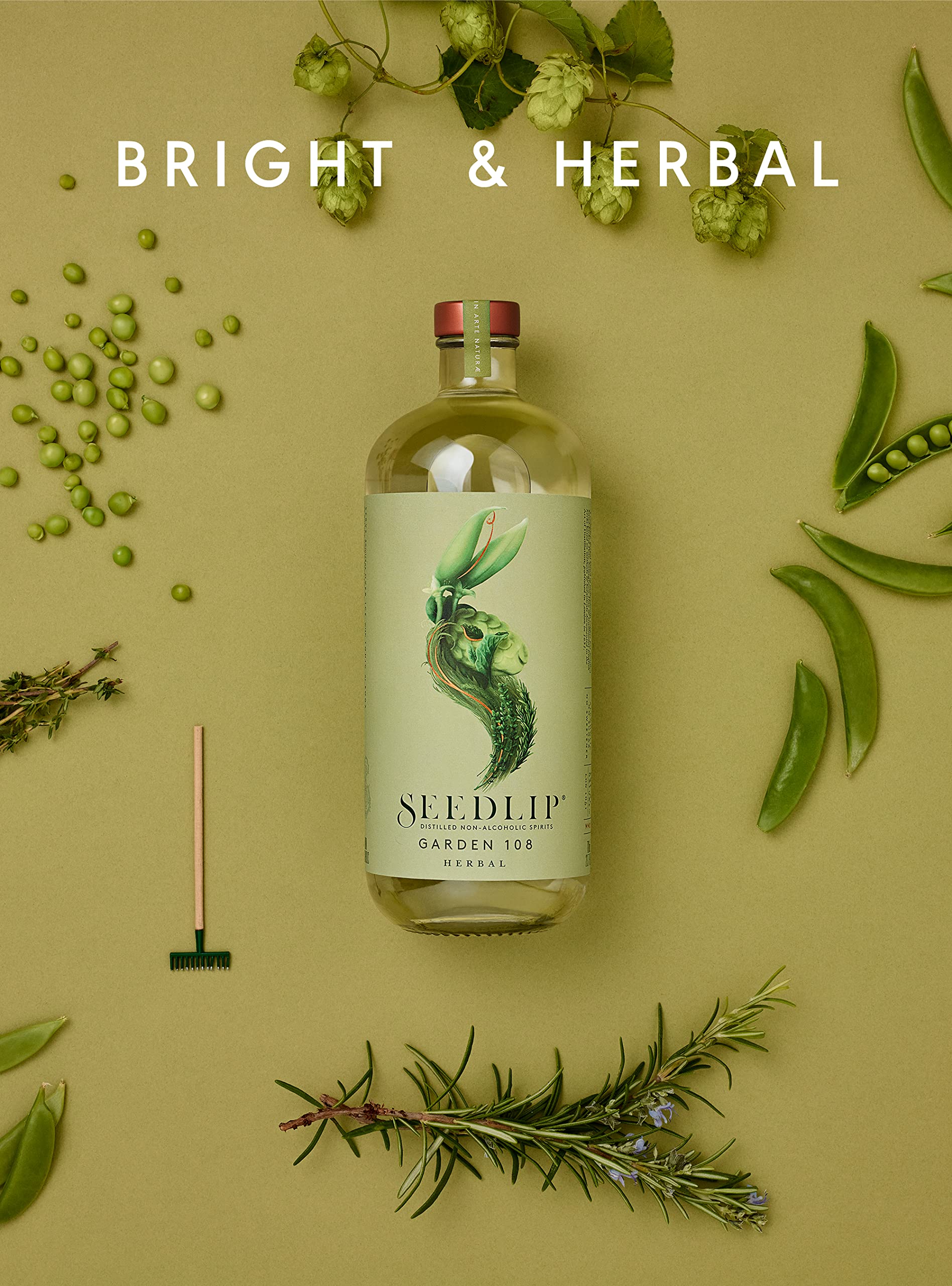 SEEDLIP Garden 108 - Non-Alcoholic Herbal Botanical Spirit | 70cl 4