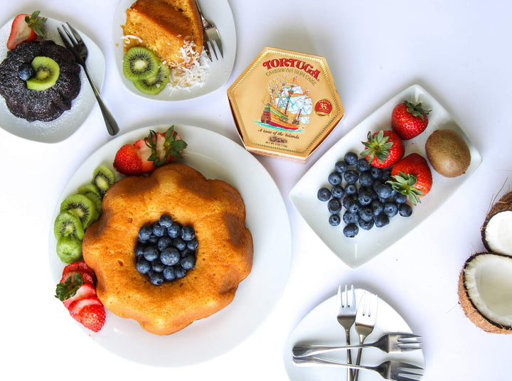 Tortuga Golden Original Rum Cake with Walnuts, 454g