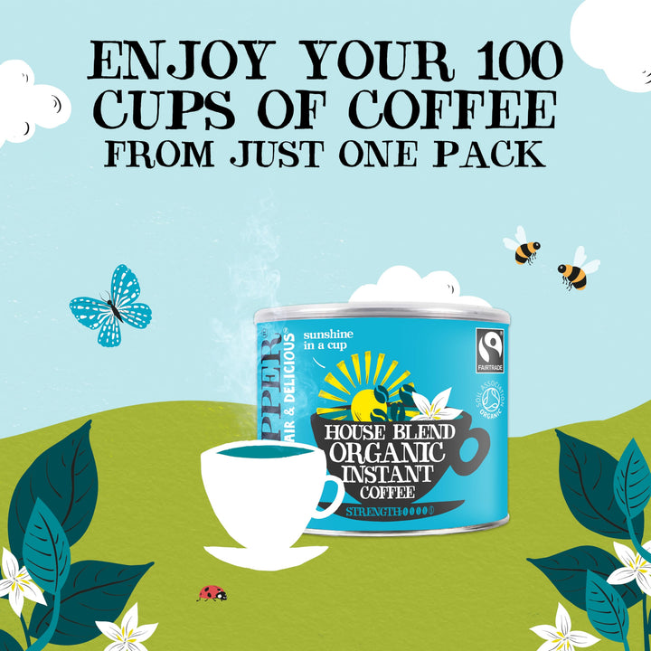 Clipper - Organic Medium Roast Arabica Instant Coffee 500g Refill