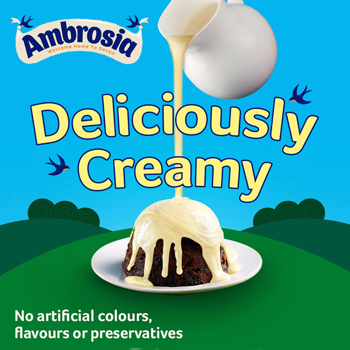 Ambrosia Devon Custard - Creamy & Delicious Ready-to-Eat Dessert