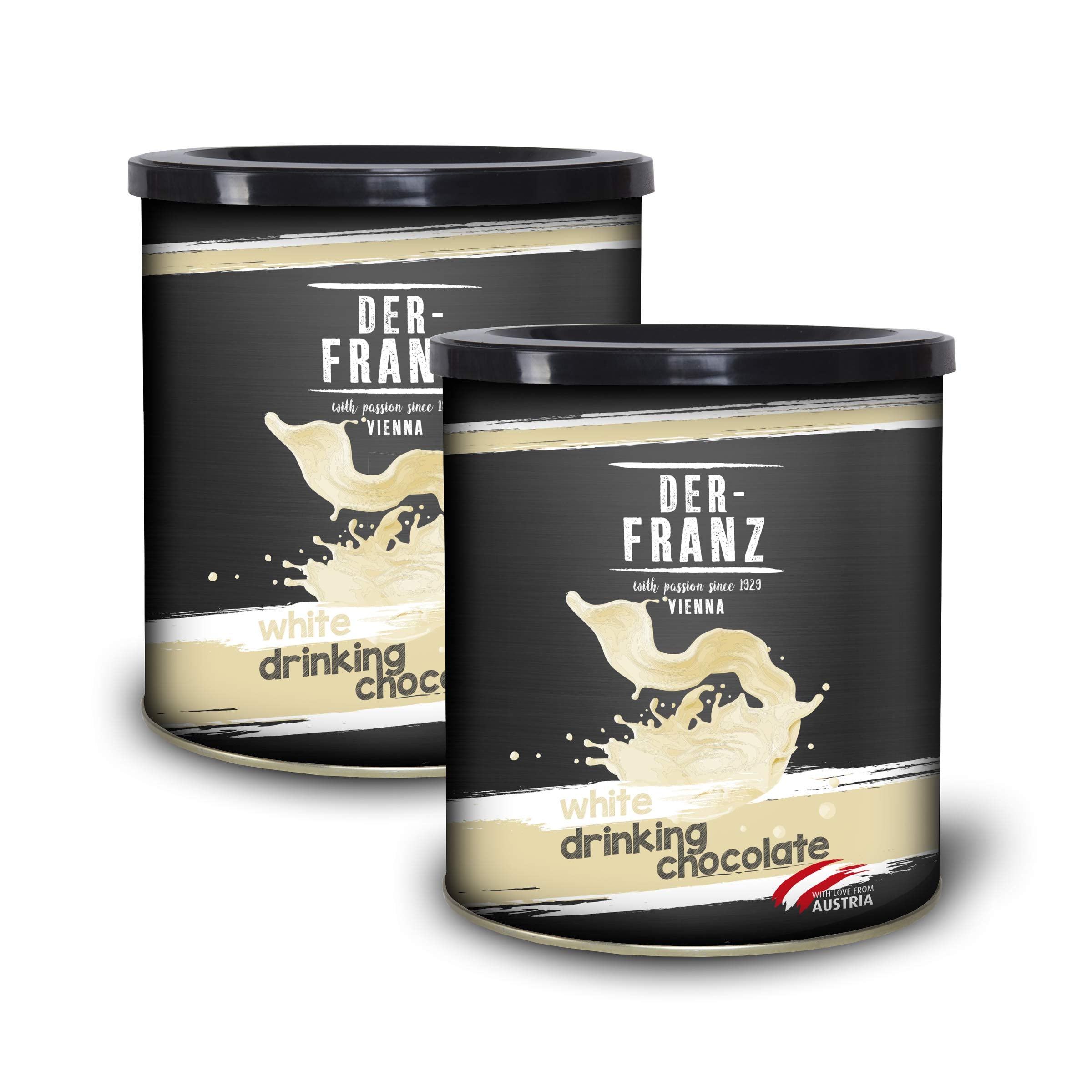 Der-Franz White Drinking Chocolate with Vanilla, 2 x 500 g 1