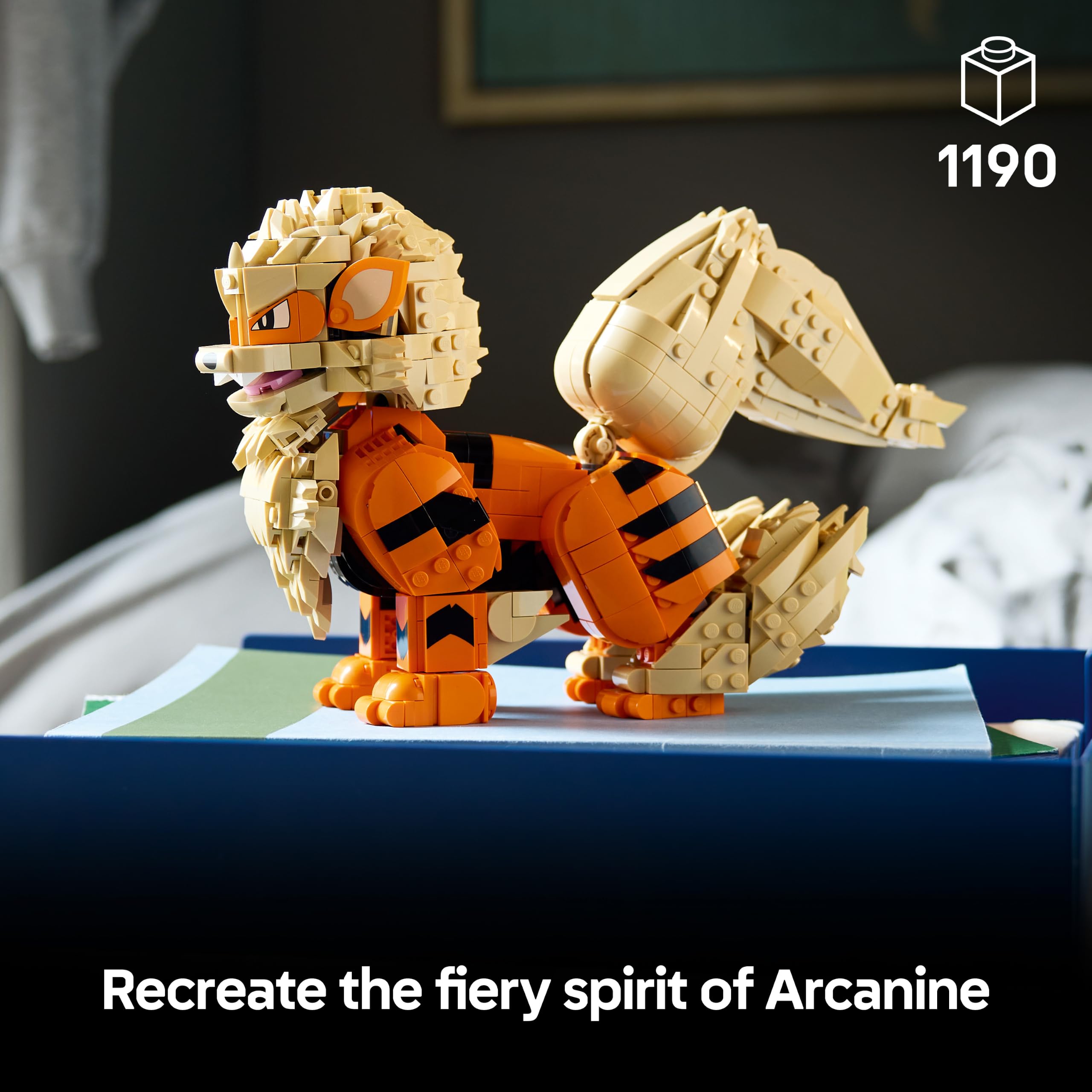 LEGO Pokémon Arcanine Building Set - Adult Collectible Model | 72160 | Ages 18+ 2