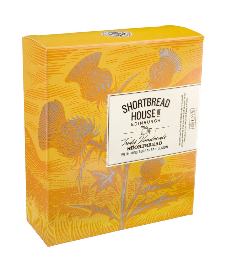 Shortbread House of Edinburgh Handmade Mini Shortbread Biscuits with Sicilian Lemon