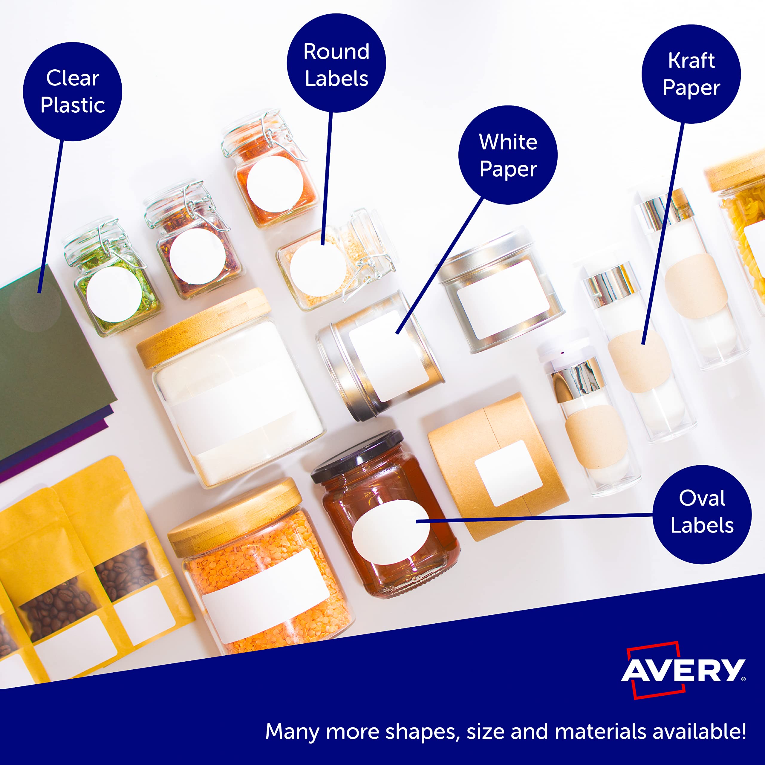 AVERY Quickdry Printable Filing Labels for Lever Arch Filing | 200 x 60 mm | 100 Labels 4