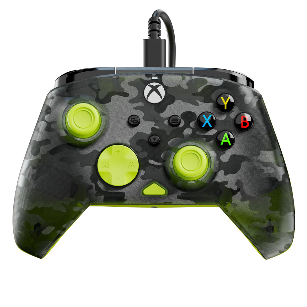Turtle Beach Rematch Core Wired Gaming Controller for Xbox & PC - Yellow and Ghost Black Camo