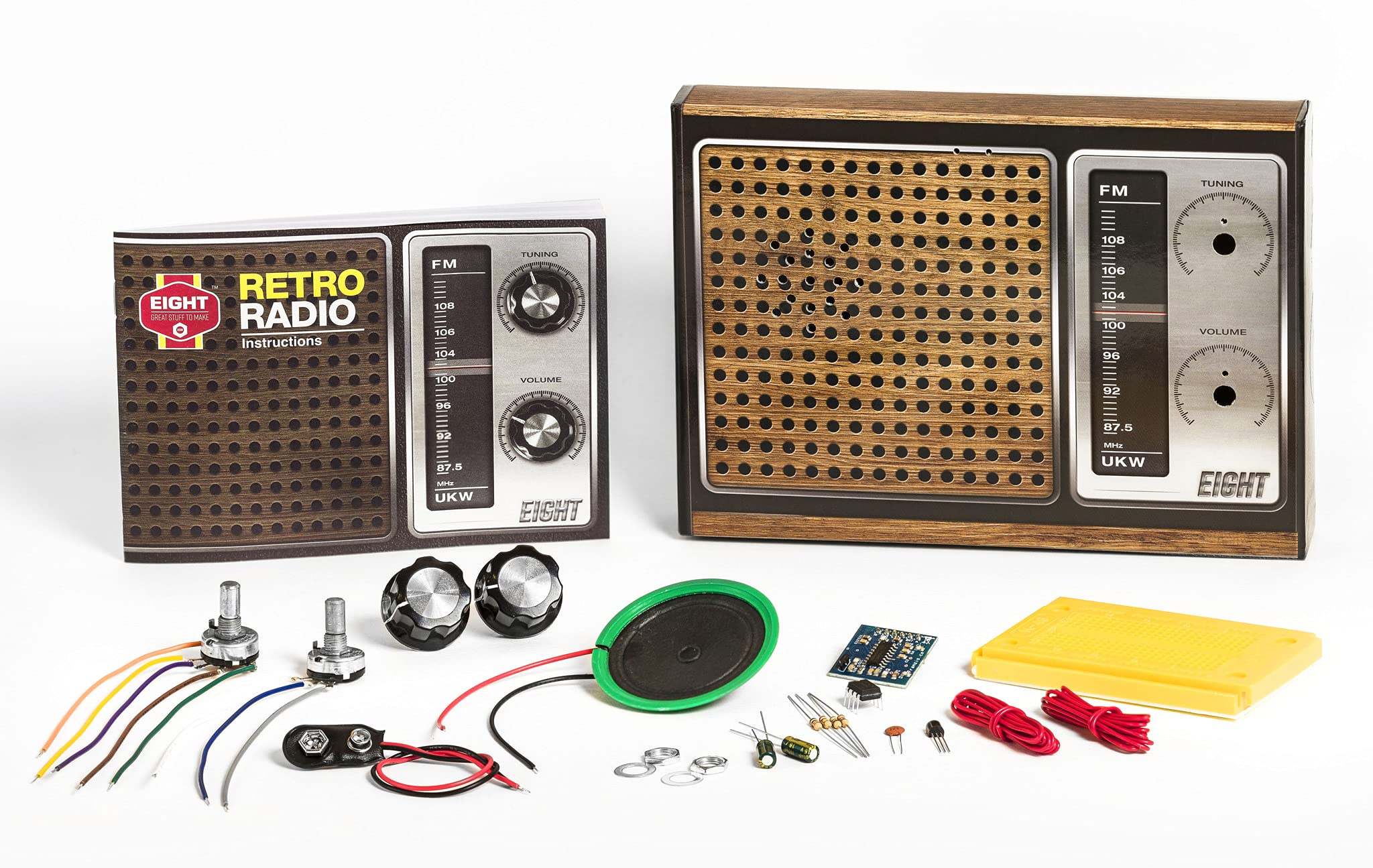 EIGHT Build Your Own Retro Radio Kit - Electronics Learning Project for Ages 14+ 5
