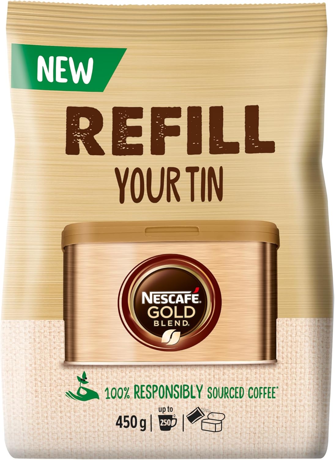NESCAFÉ Gold Blend Instant Coffee 450g Refill Pouch 5