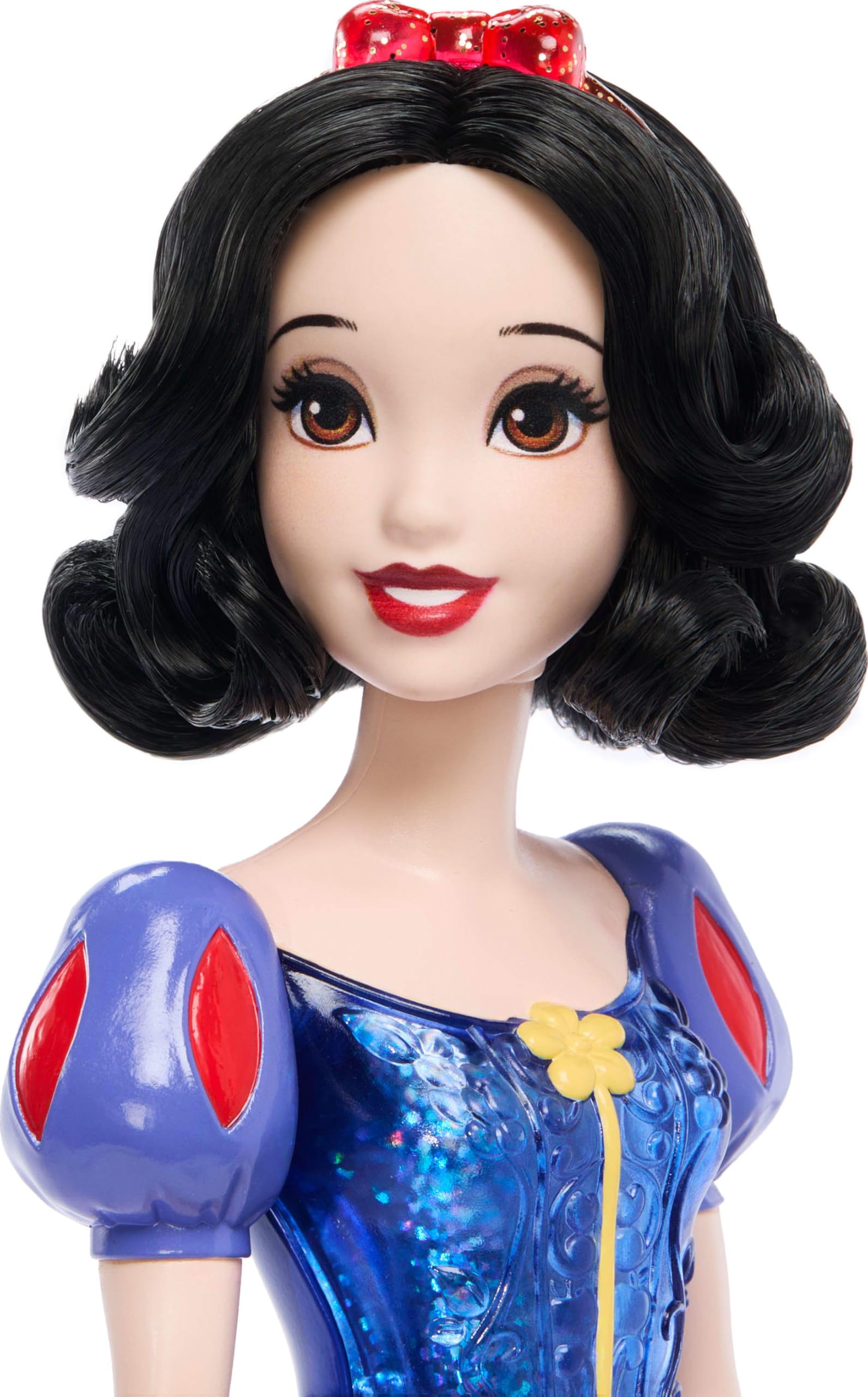 Mattel Disney Princess Snow White Posable Fashion Doll with Sparkling Clothing and Accessories HLW08 5