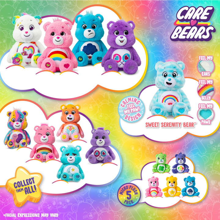 Care Bears Good Luck Bear - 14 Inch Plush Toy, Collectible Stuffed Animal for Kids