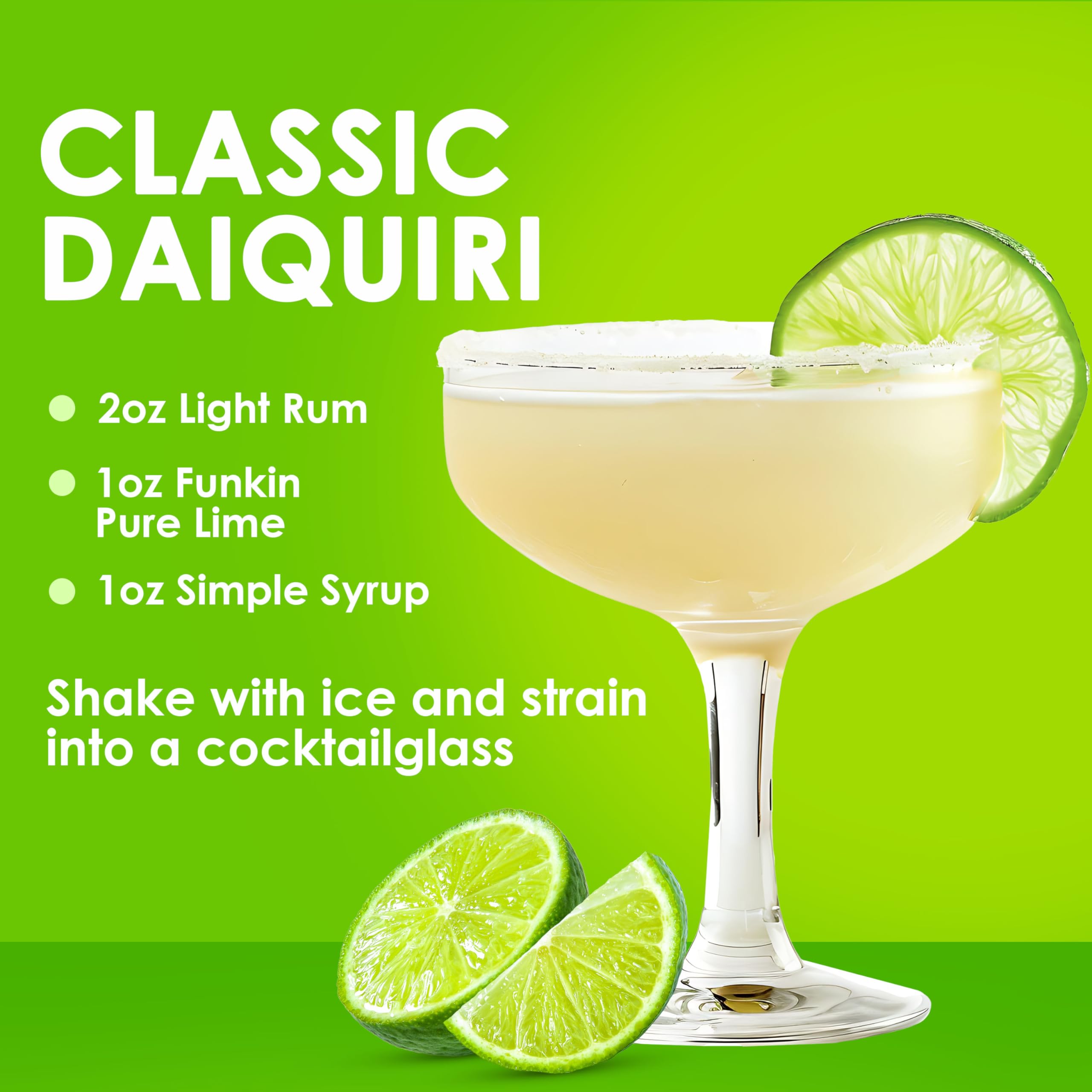 Funkin Pro Pure Lime Juice für Cocktails, Kochen &amp; Backen, echter Fruchtsaft 3