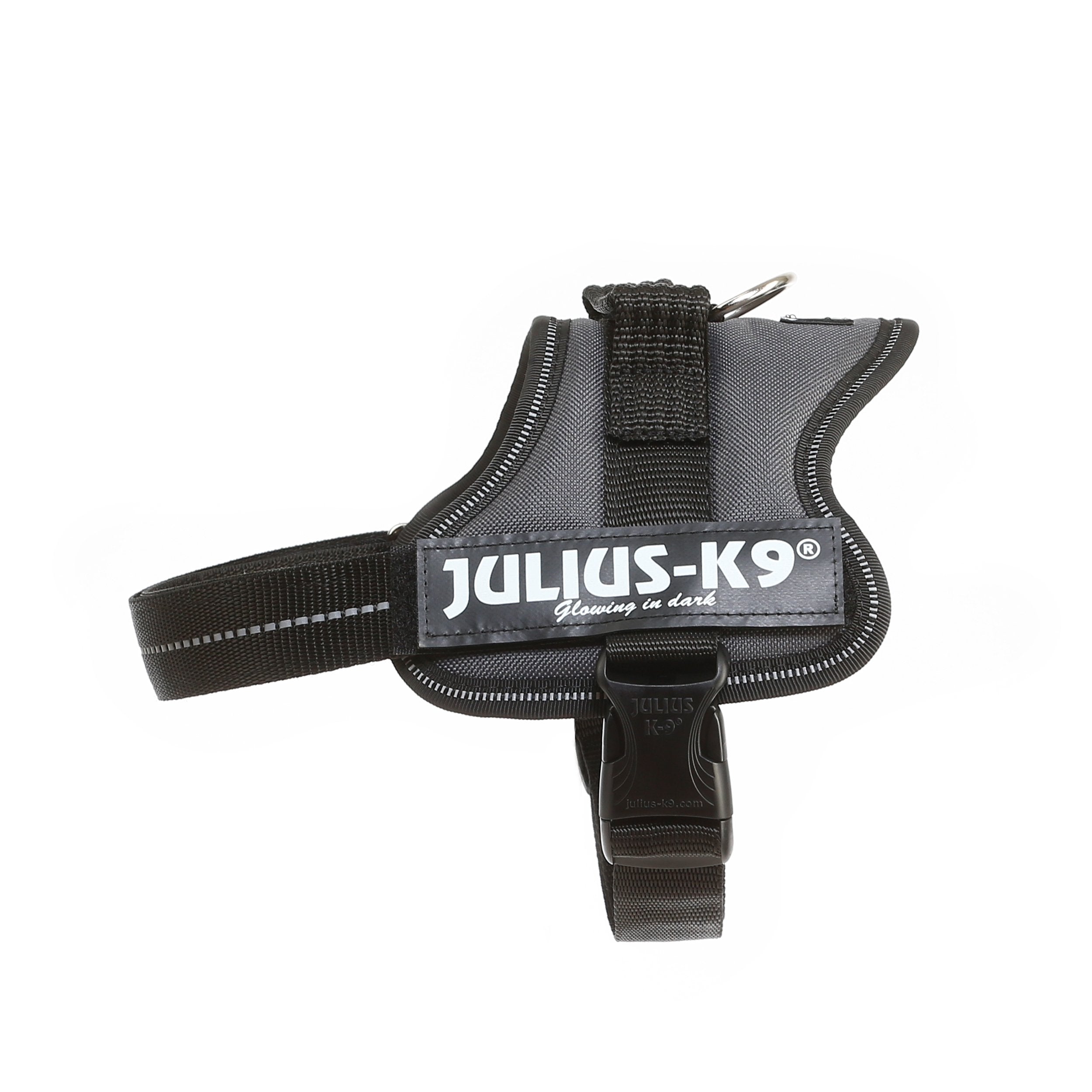 Julius-K9 Powerharness Vest Harness - Size S/Mini | Anthracite | 7-15 kg