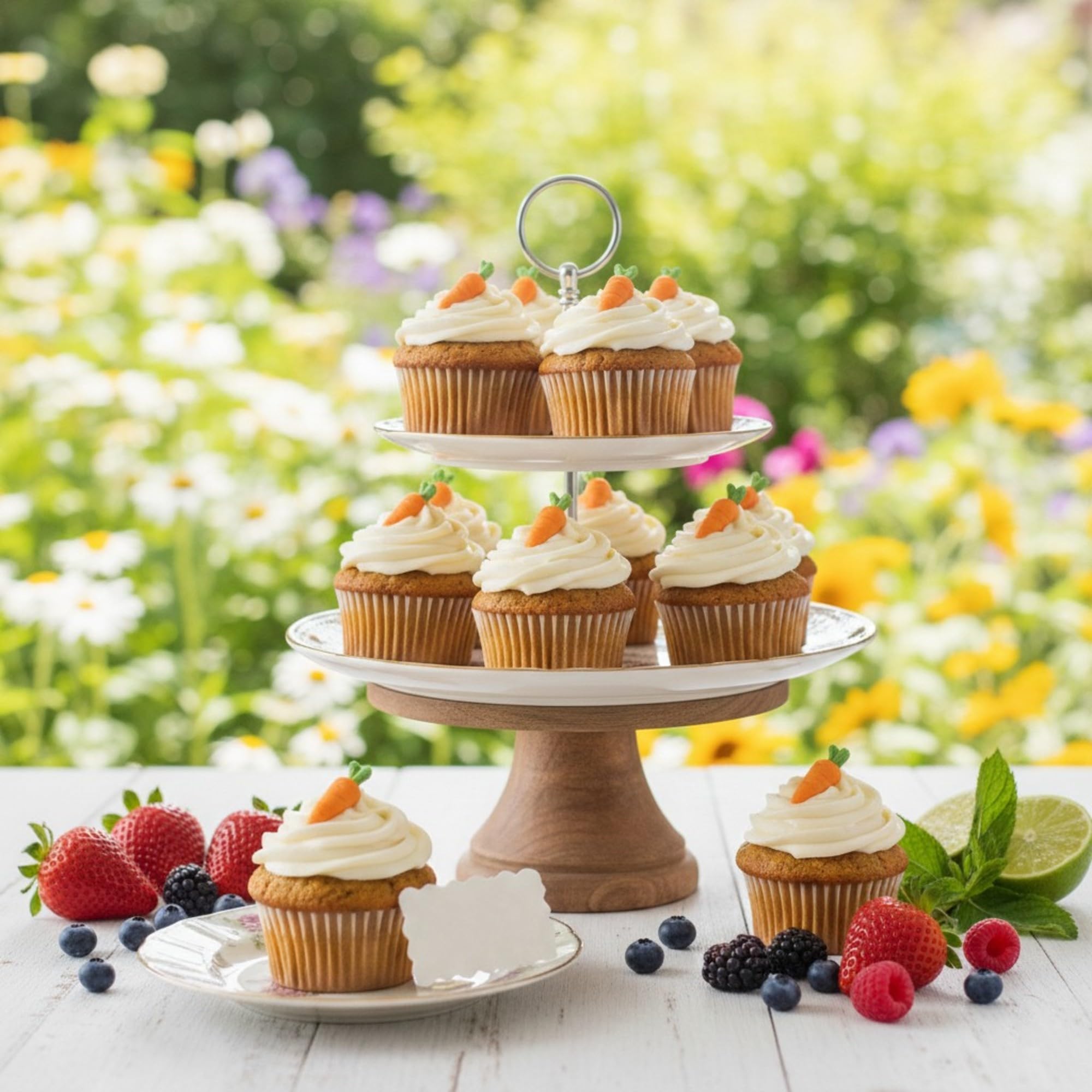 Baked with Love Carrot Sugar Decorations - Pack of 12 | Handmade Royal Icing | Vegetarian & Coeliac Friendly 4