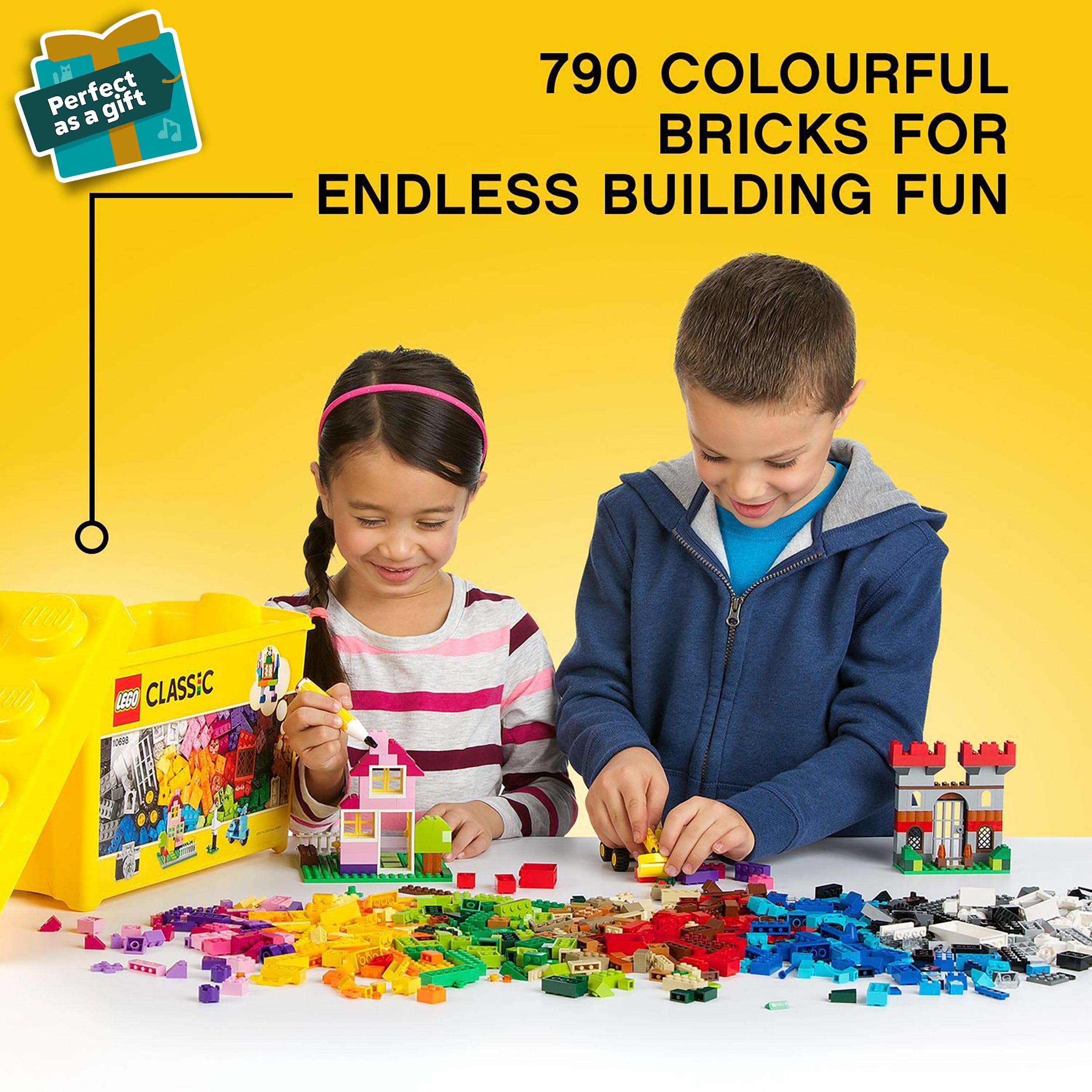 LEGO Classic Large Creative Brick Storage Box Set 10698 | 790 Pieces | Ages 4+ 2