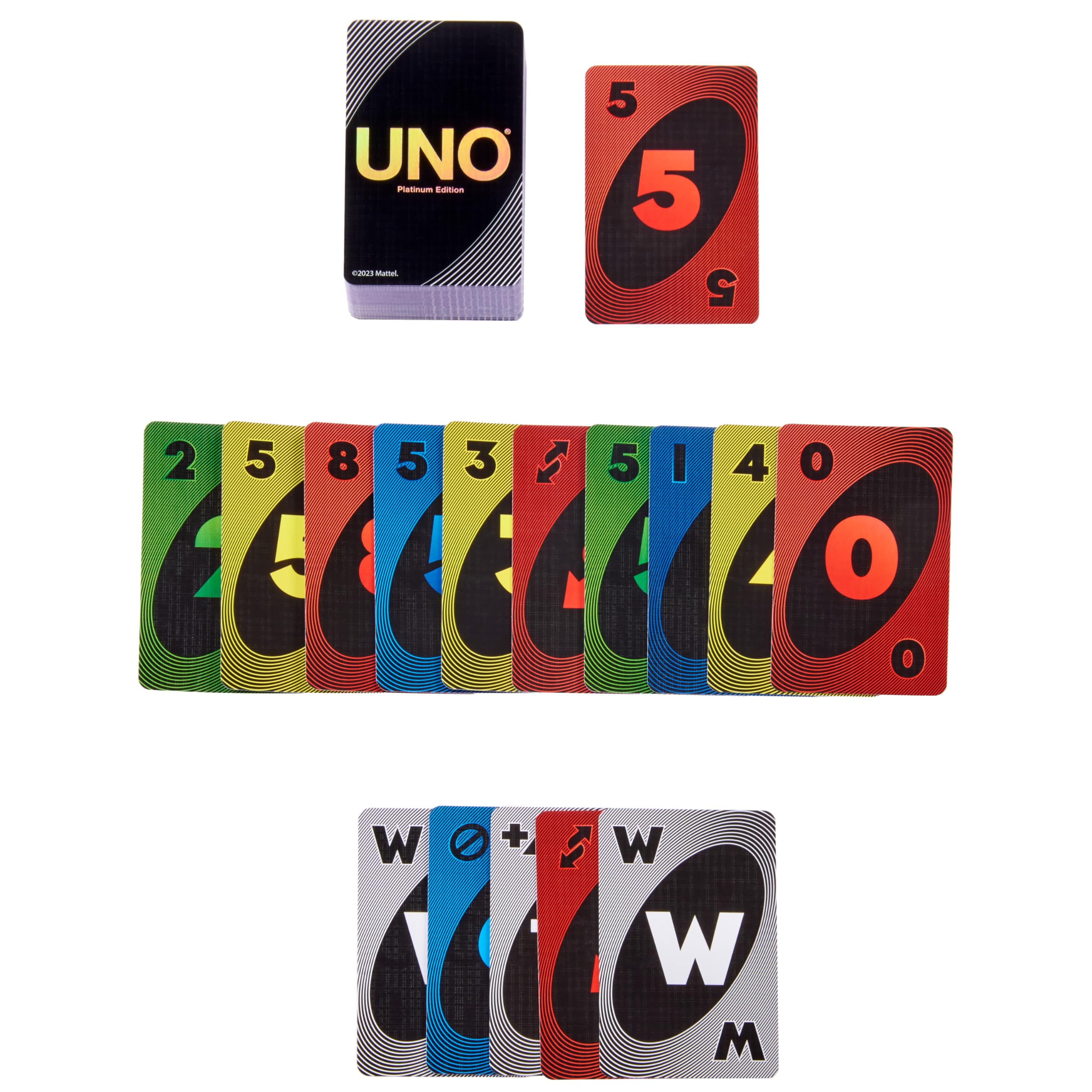 Mattel Games UNO Platinum Edition Card Game 3