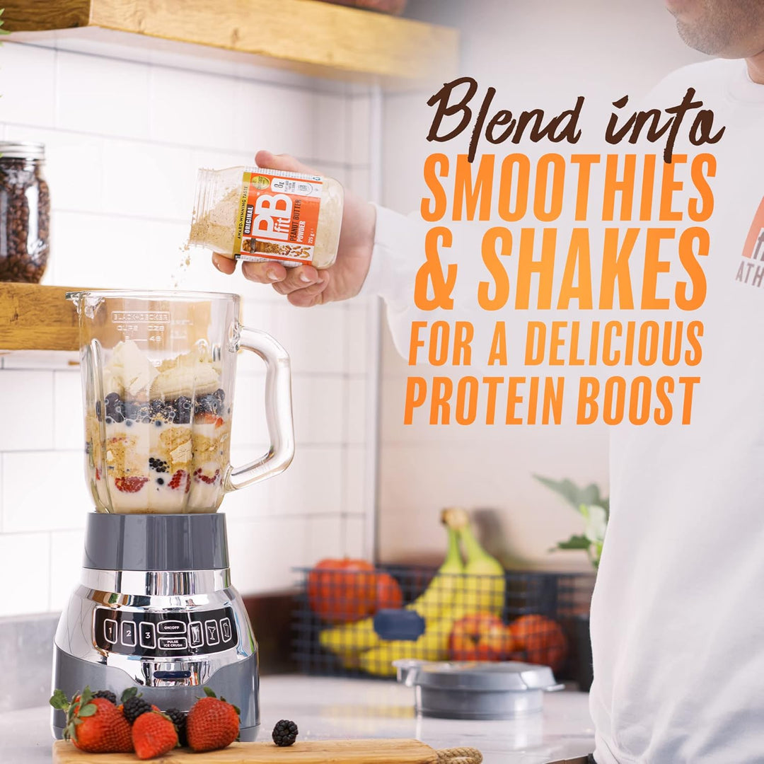PBfit Peanut Butter Powder - 87% Less Fat, High Protein, Gluten Free, 225g
