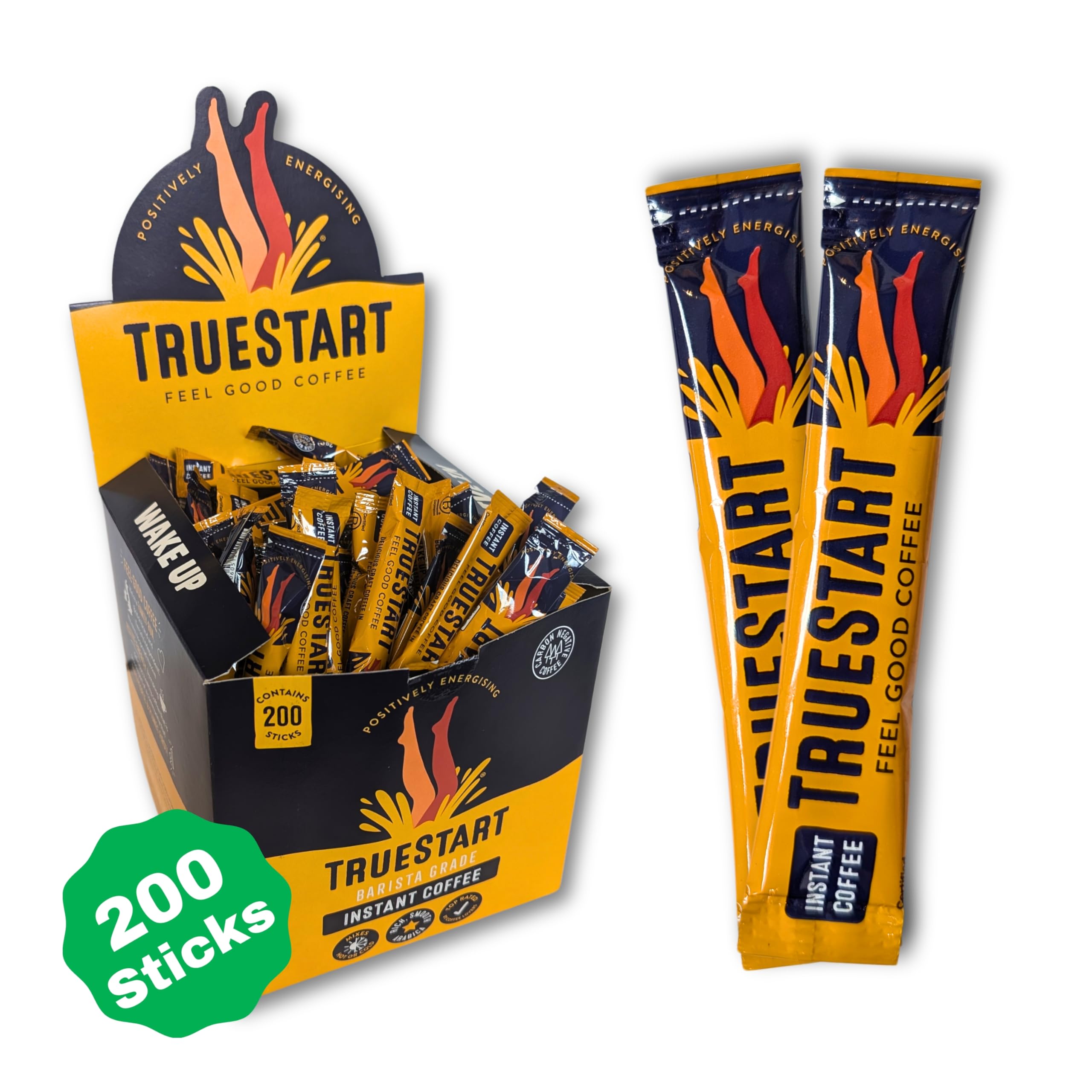 TrueStart Barista Grade Instantkaffee – 360 g (200 Beutel), gefriergetrockneter Premium-Arabica aus Kolumbien 8