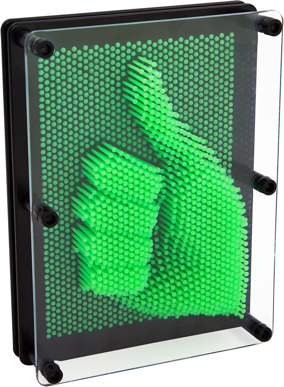 Global Gizmos 48109 Pin Art Impression Spielzeug, leuchtet im Dunkeln, ideal für Zuhause und O