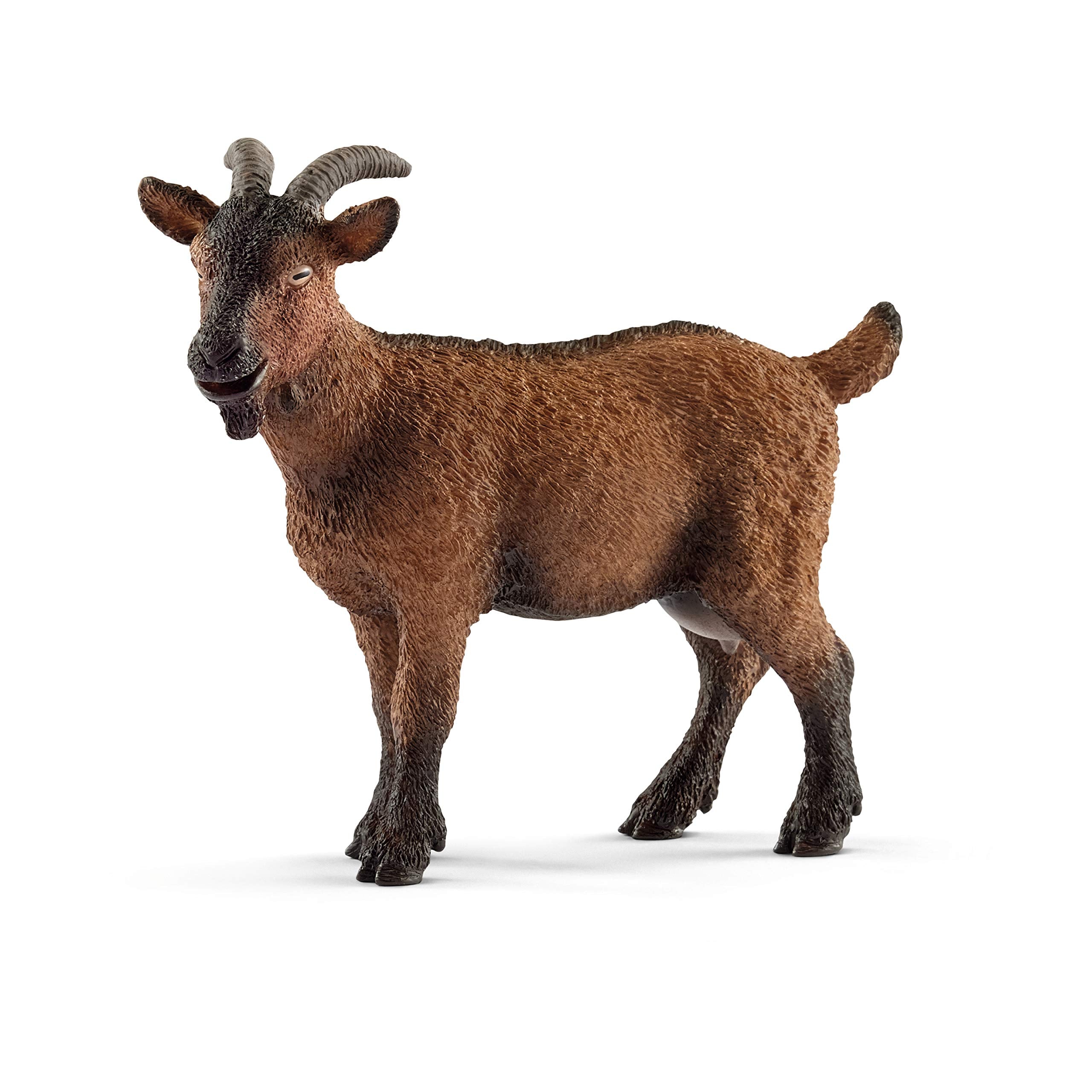 SCHLEICH Goat Figurine 13828 - Individually Hand-Painted Animal Model for Kids 3-10 Years 1