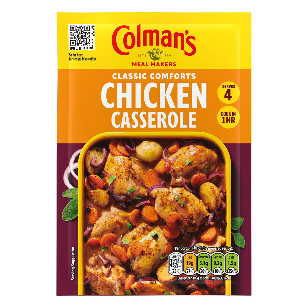 Colman's Chicken Casserole Meal Maker - Classic Comforts Poultry Seasoning Mix