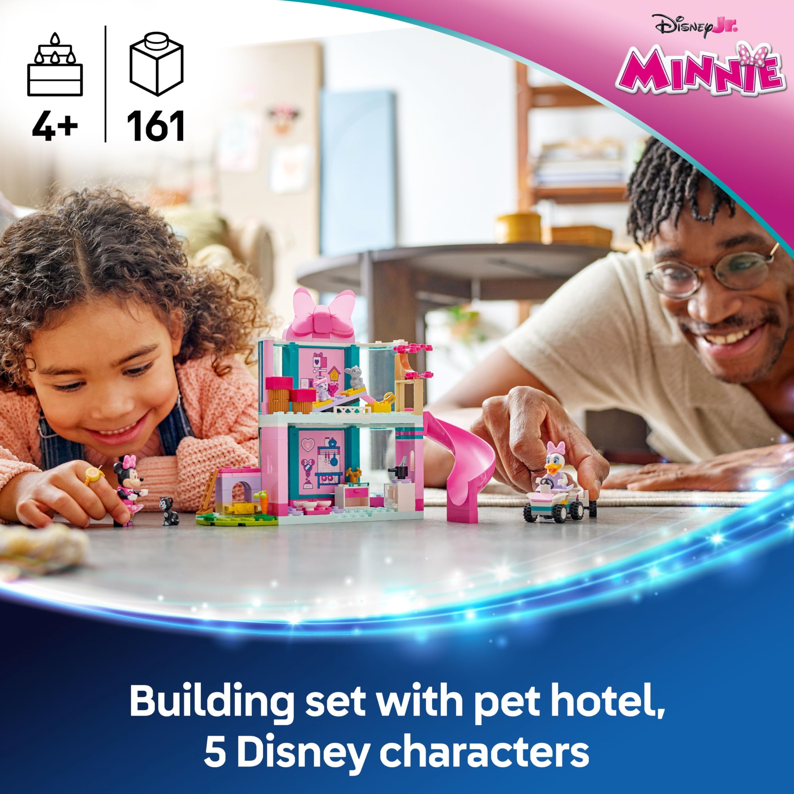 LEGO Disney Minnie’s Pet Hotel Building Set 43274 | Ages 4+ | Includes Minnie Mouse & Daisy Duck 2