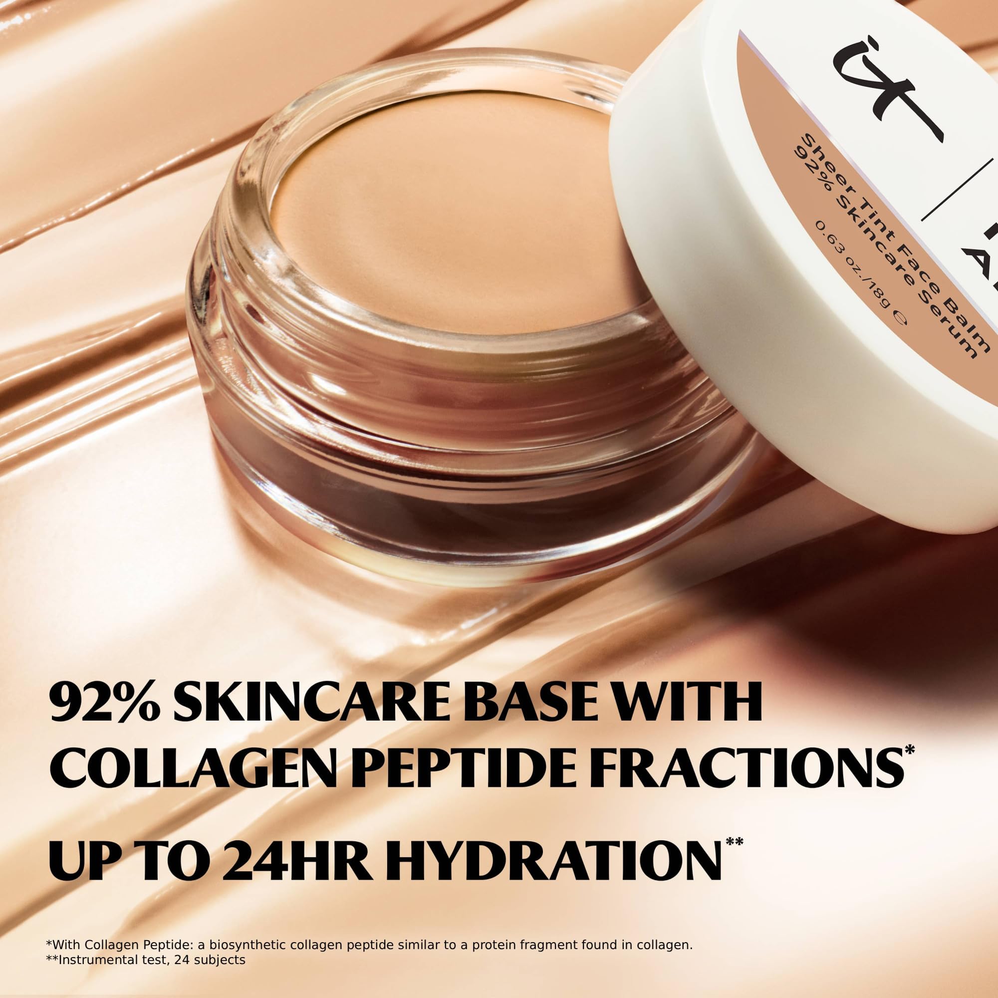 IT Cosmetics Do It All Sheer Tint Face Balm - Sheer Coverage | 24hr Hydration | Wrinkle Minimizing | Fairest Neutral 6