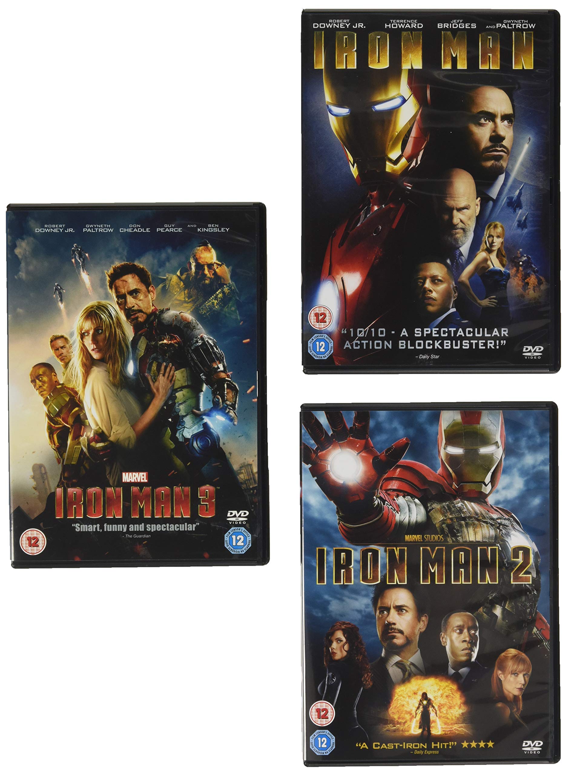 Iron Man 1-3 Complete Collection [DVD] 3