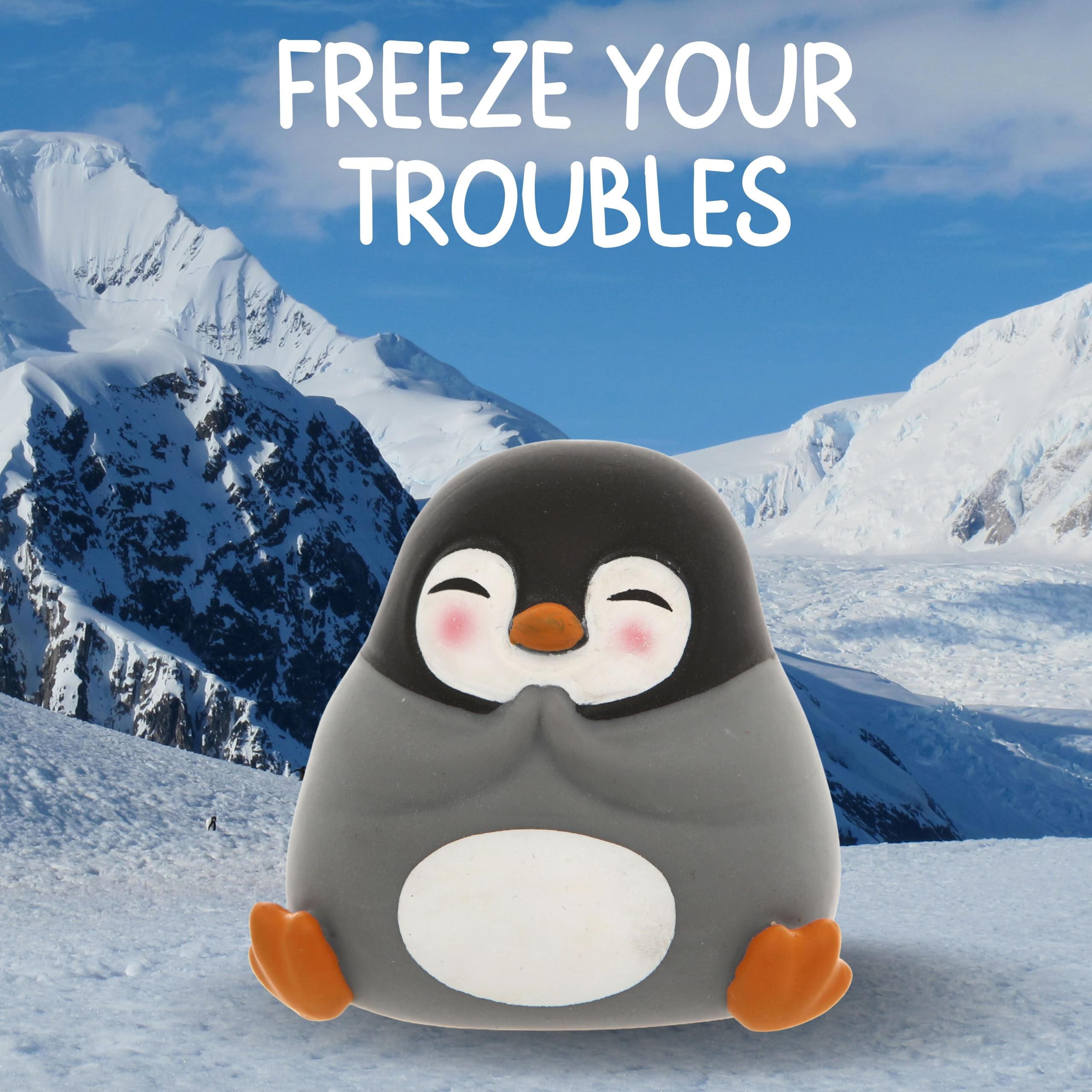 Boxer Gifts Zen-guin Stress Toy - Squishy Penguin for Adults & Teens 10