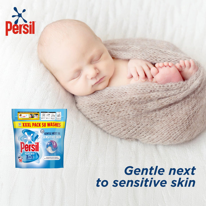 Persil - Non Bio 3 in 1 Washing Capsules Laundry Detergent
