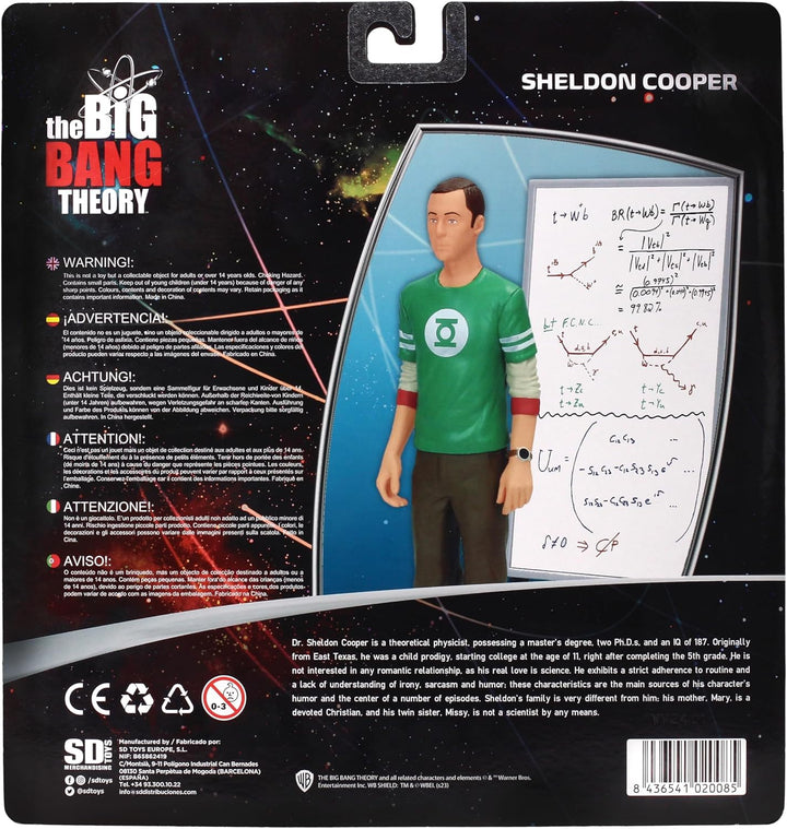 Sheldon Cooper Action Figure - Green (7")