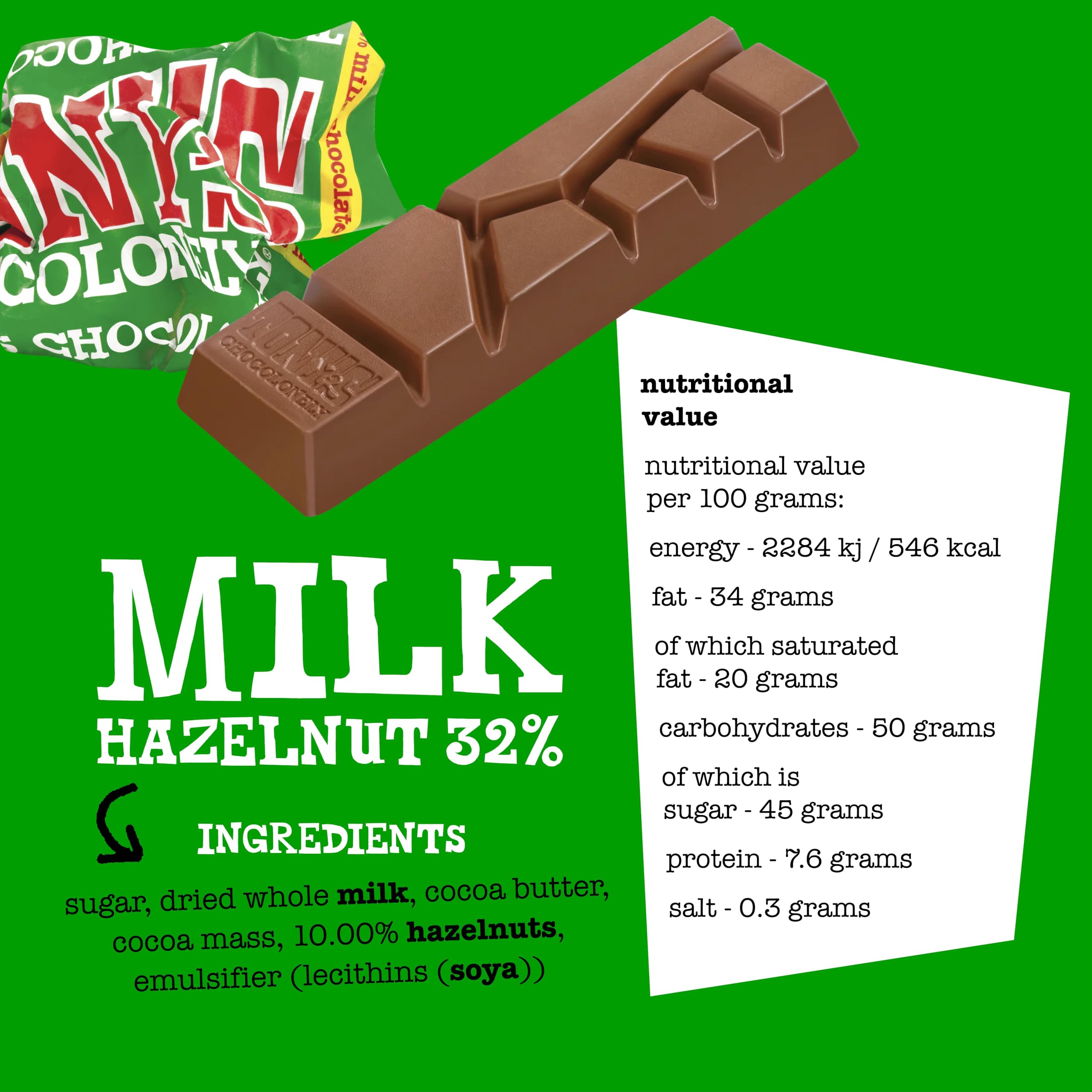 Tony's Chocolonely Extended Rainbow Probierpaket – 8 Riegel, 385 g, verschiedene Geschmacksrichtungen 6