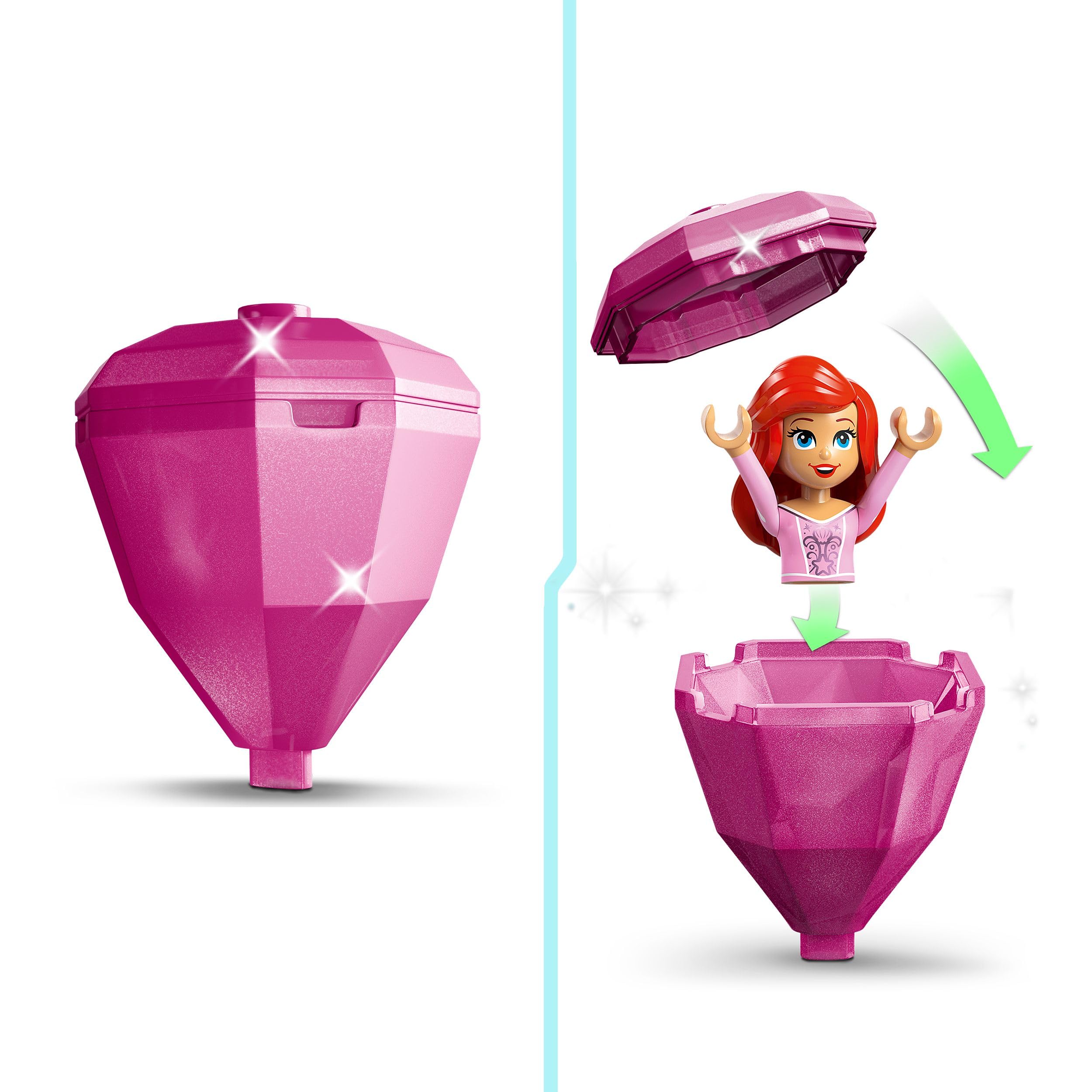 LEGO ǀ Disney Twirling Ariel Building Toy - Spinning Playset for 5+ Year Olds 12