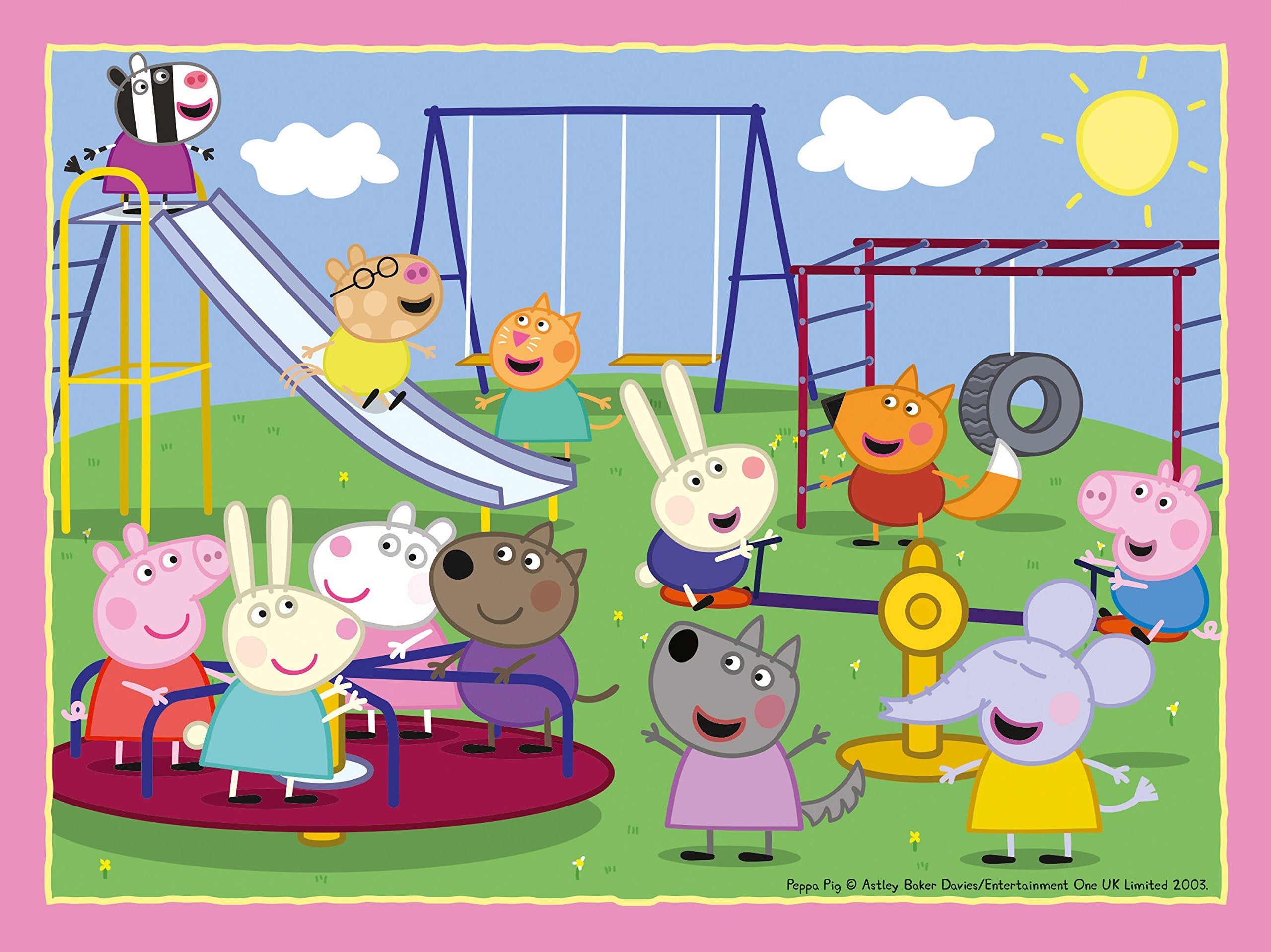 Ravensburger Peppa Pig 4 in a Box Puzzle – 72-teiliges Puzzle für Kinder ab 3 Jahren 4