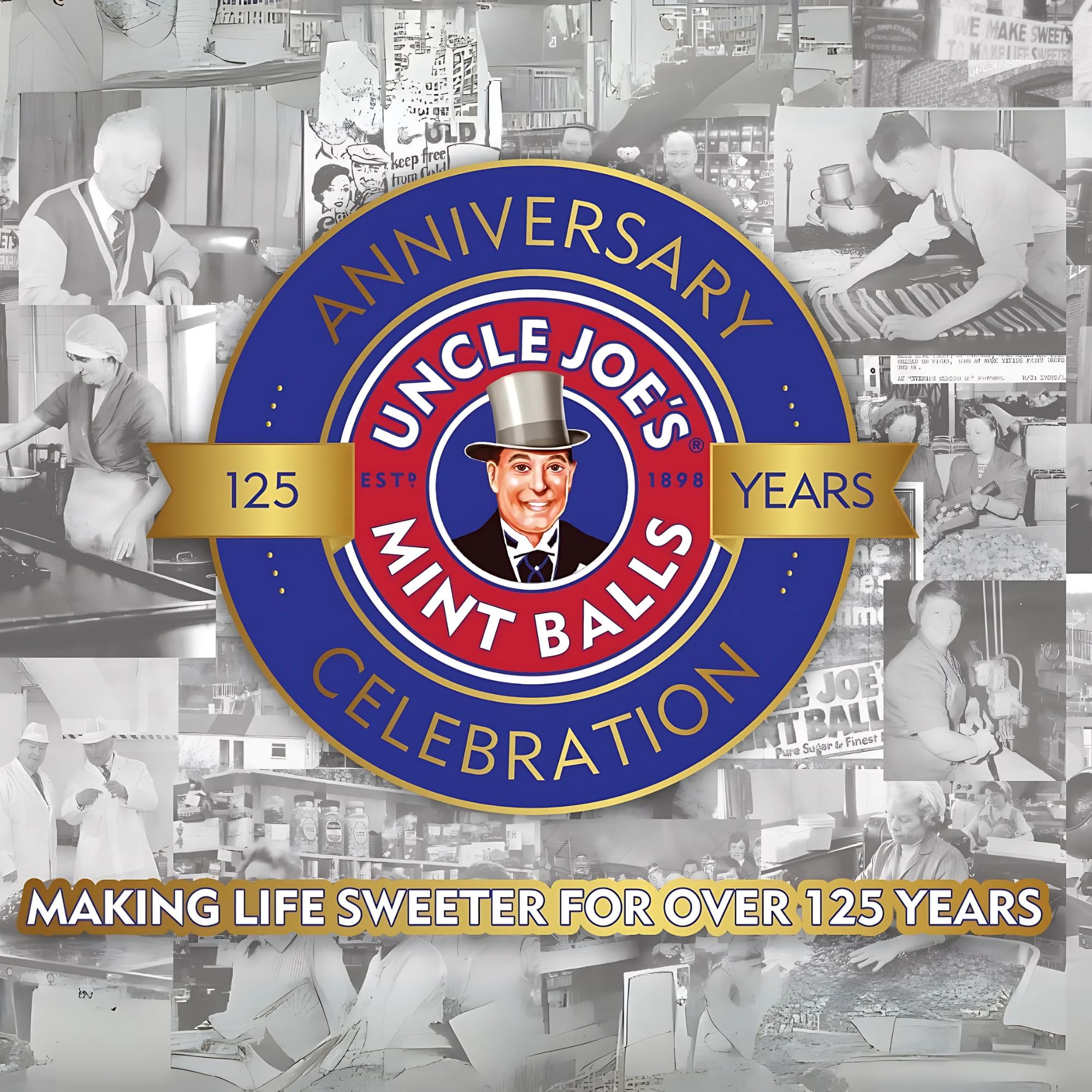 Uncle Joe's Mint Balls 90g Beutel - Traditionelle englische Minzbonbons 11