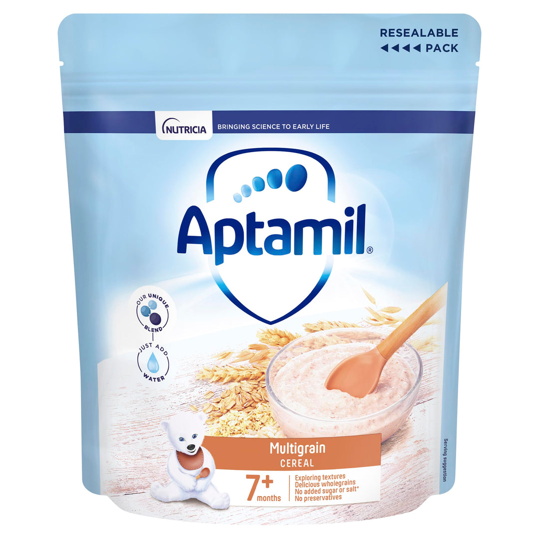 Aptamil Multigrain Porridge Baby Food Cereal, 7+ Months, 200g (Pack of 4)