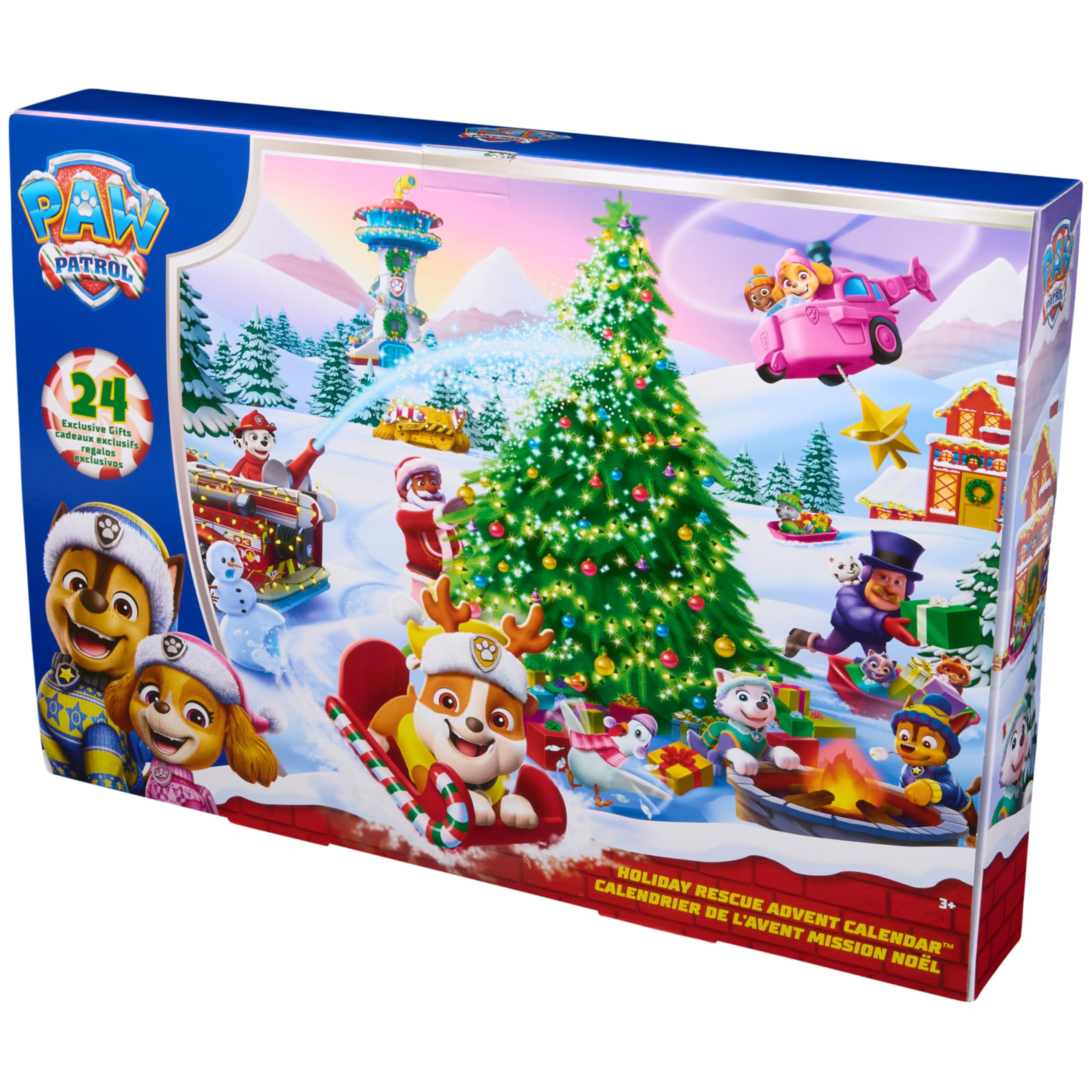 PAW Patrol Advent Calendar 2025 - Christmas Episode Special with 24 Toys & Vehicles 2