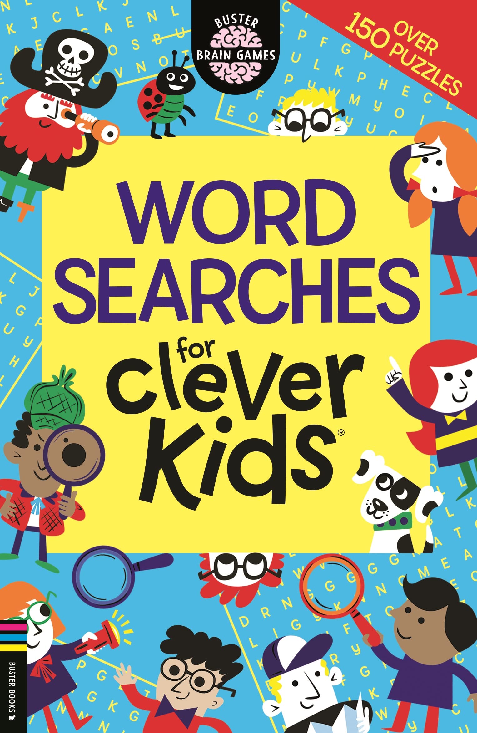 Buster Books Wordsearches for Clever Kids® (Buster Brain Games, 2) - Ages 6-8 | 192 Pages | UK Edition 1