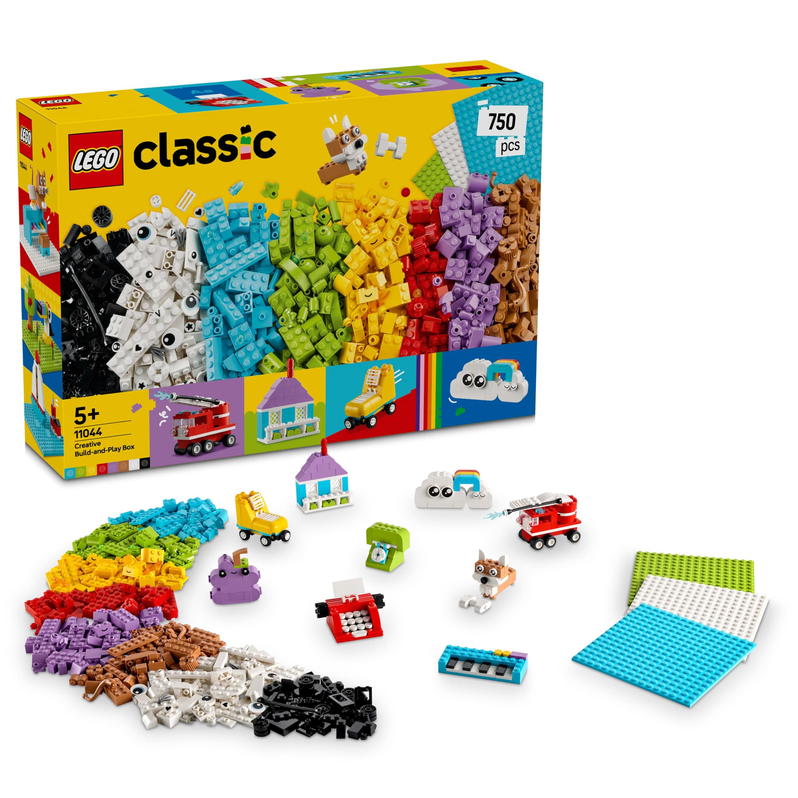 LEGO Classic Creative Build-and-Play Box - 750-Piece Building Set for Kids 5+ 1