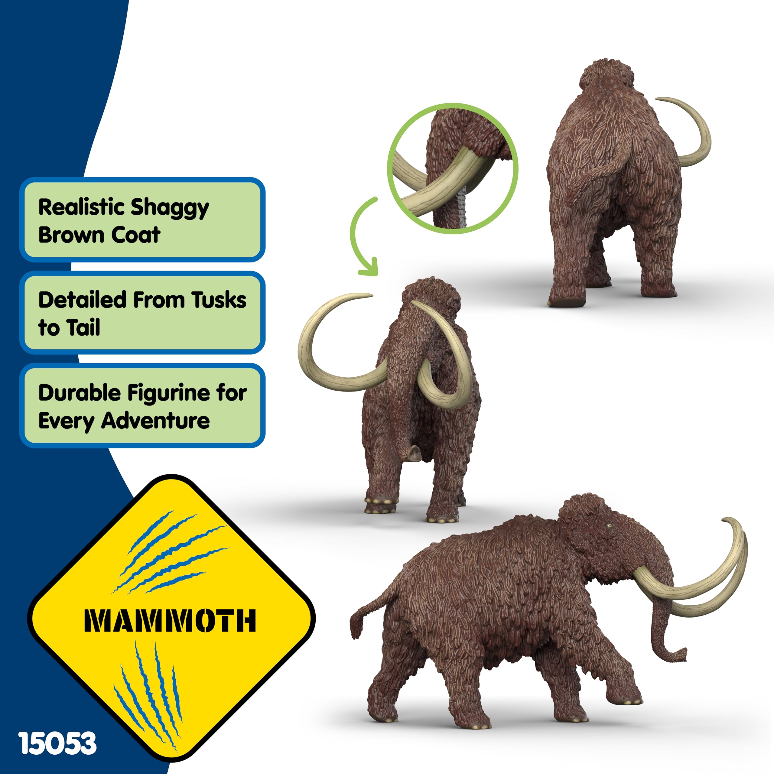 Schleich Mammoth Figure 15053 | Plastic Miniature Figure | Ages 6+ | Multicolor 2