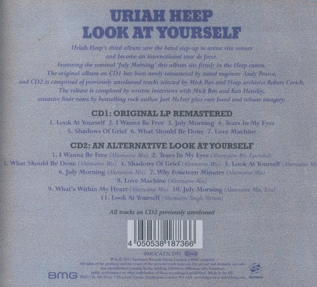 Uriah Heep - Look At Yourself (Remastered Edition) Audio CD