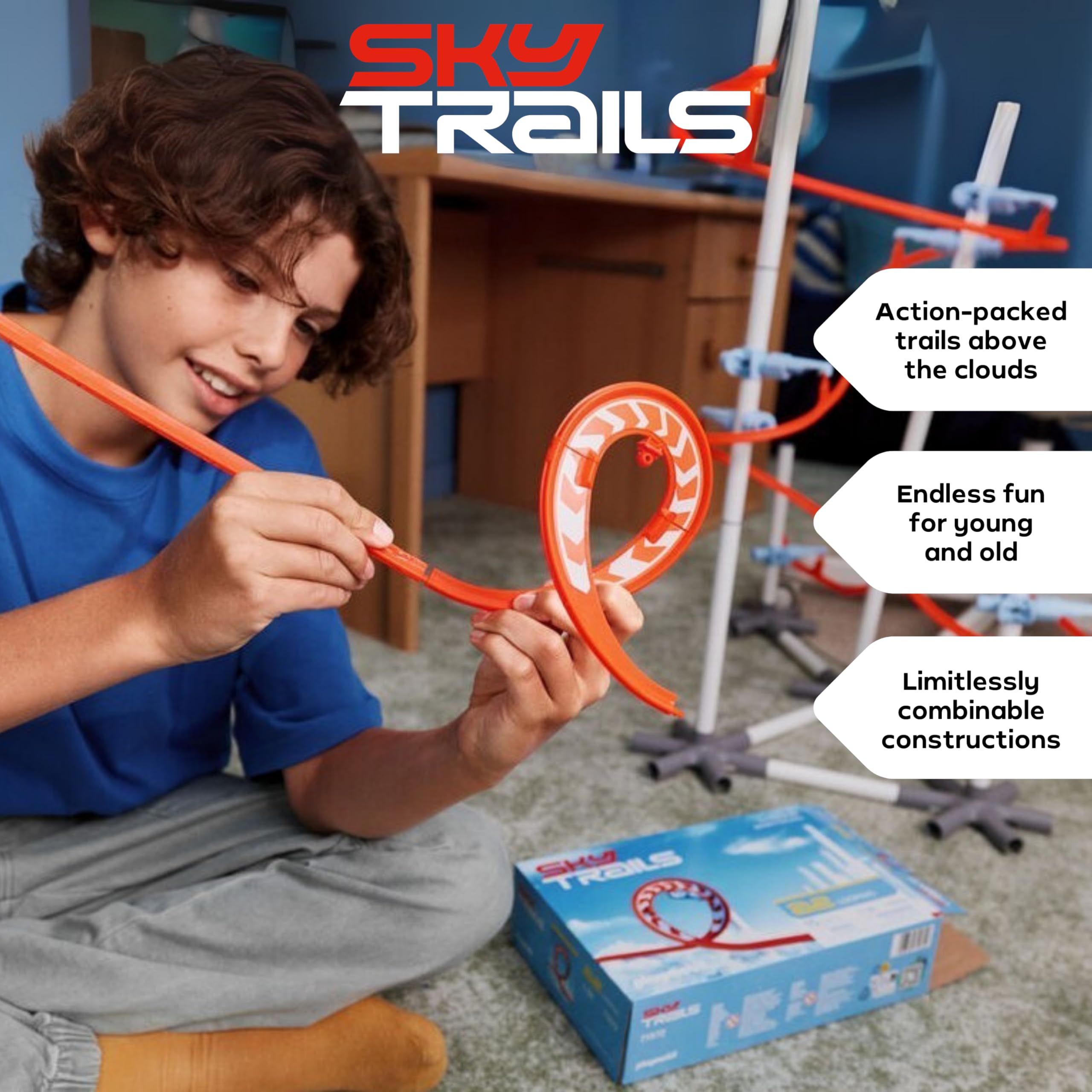 Sky Trails Looping Construction Toy - Build Spectacular Racing Tracks with Action-Packed Stunts 11