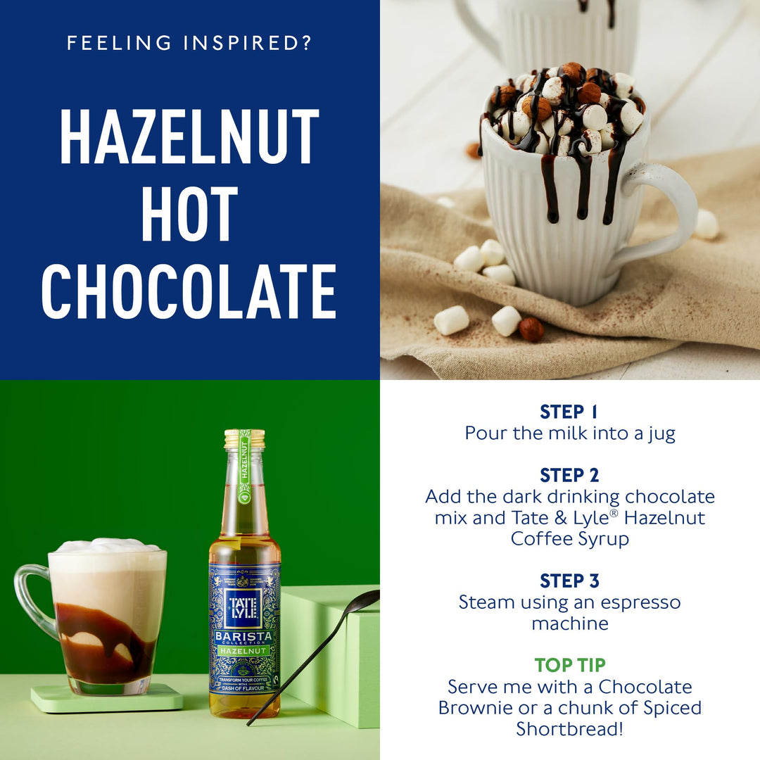 Tate & Lyle - Fairtrade Hazelnut Coffee Syrup 750ml