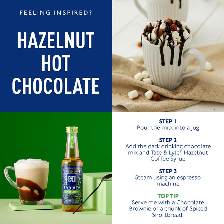 Tate & Lyle - Fairtrade Hazelnut Coffee Syrup 750ml